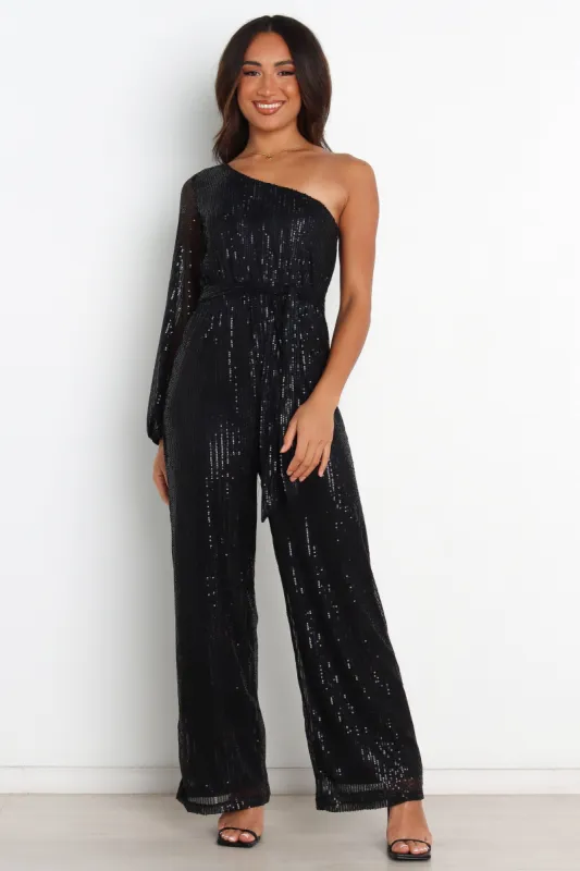 Elaine Jumpsuit - Black sold by Petal & Pup