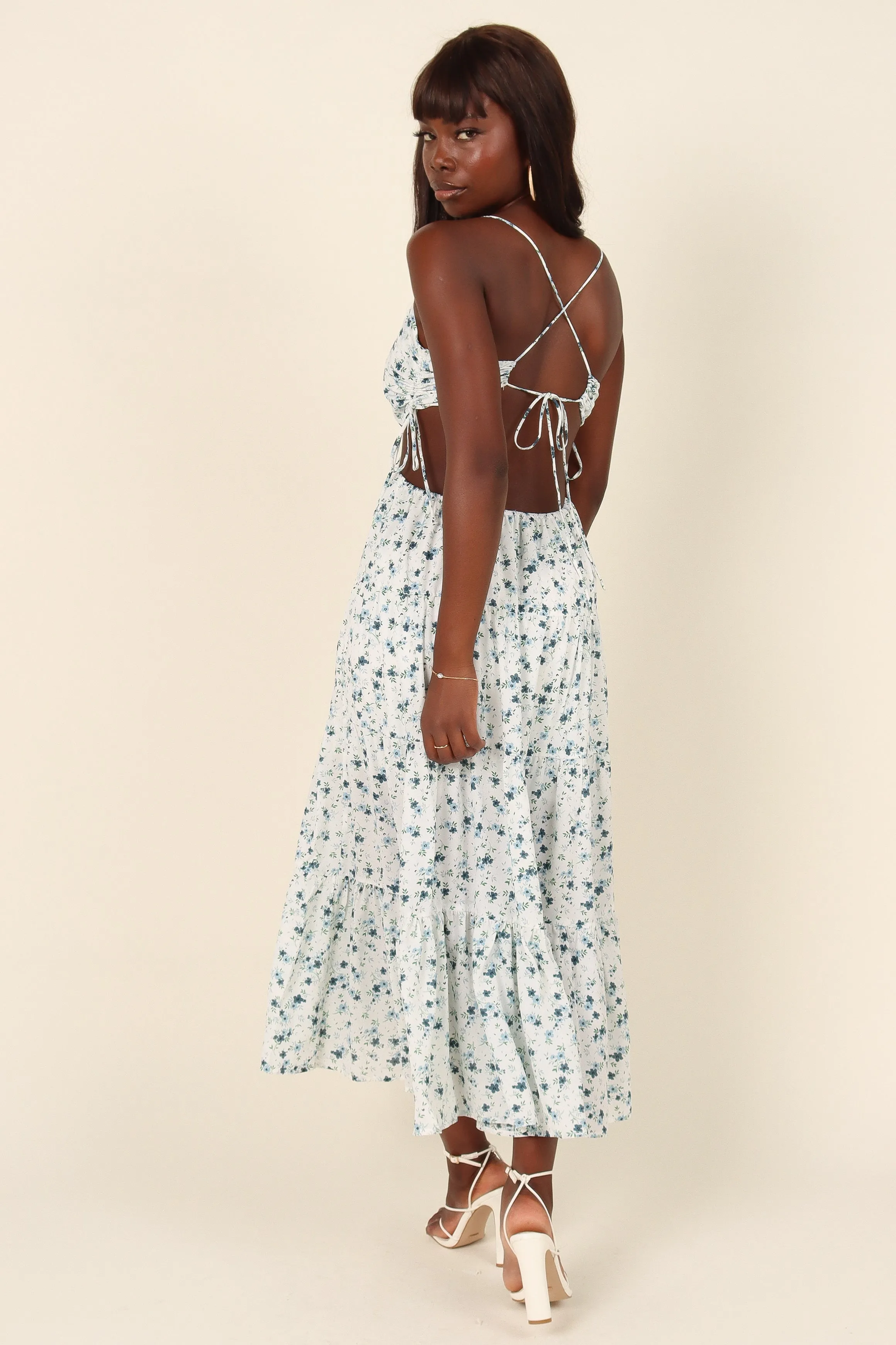 Kristle Dress - Blue sold by Petal & Pup product image thumbnail 3