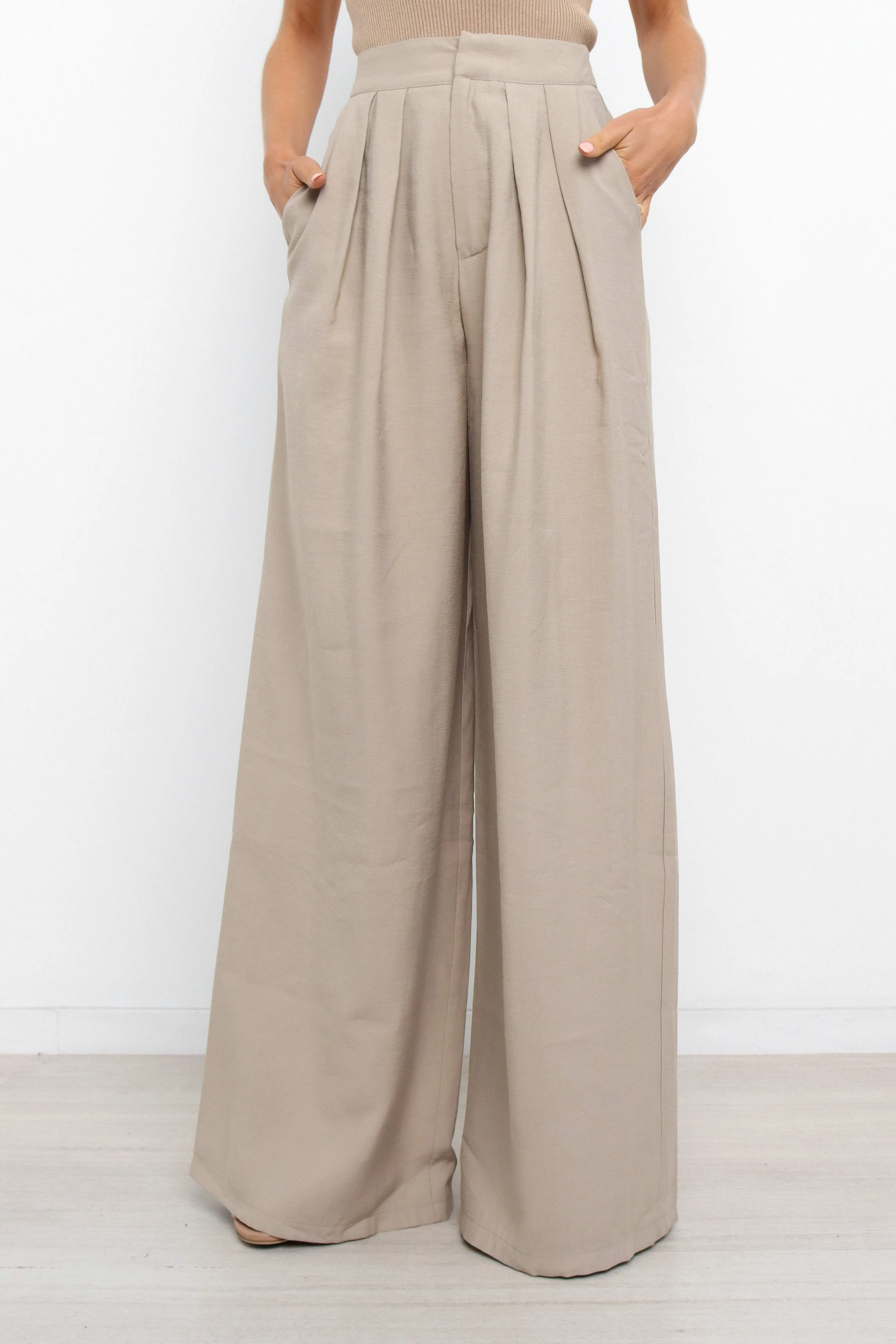 Mayson Pants - Beige sold by Petal & Pup product image thumbnail 2