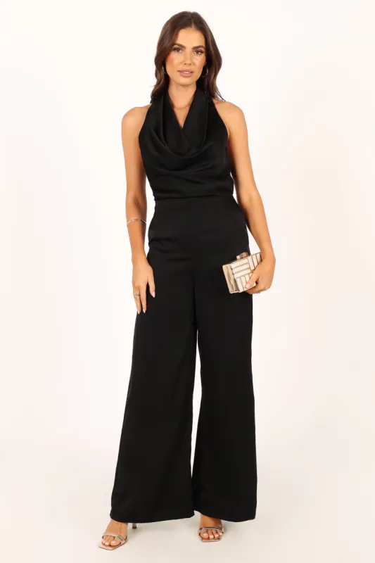 Thomas Jumpsuit - Black sold by Petal & Pup
