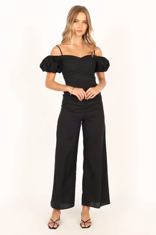 Babs Jumpsuit - Black sold by Petal & Pup