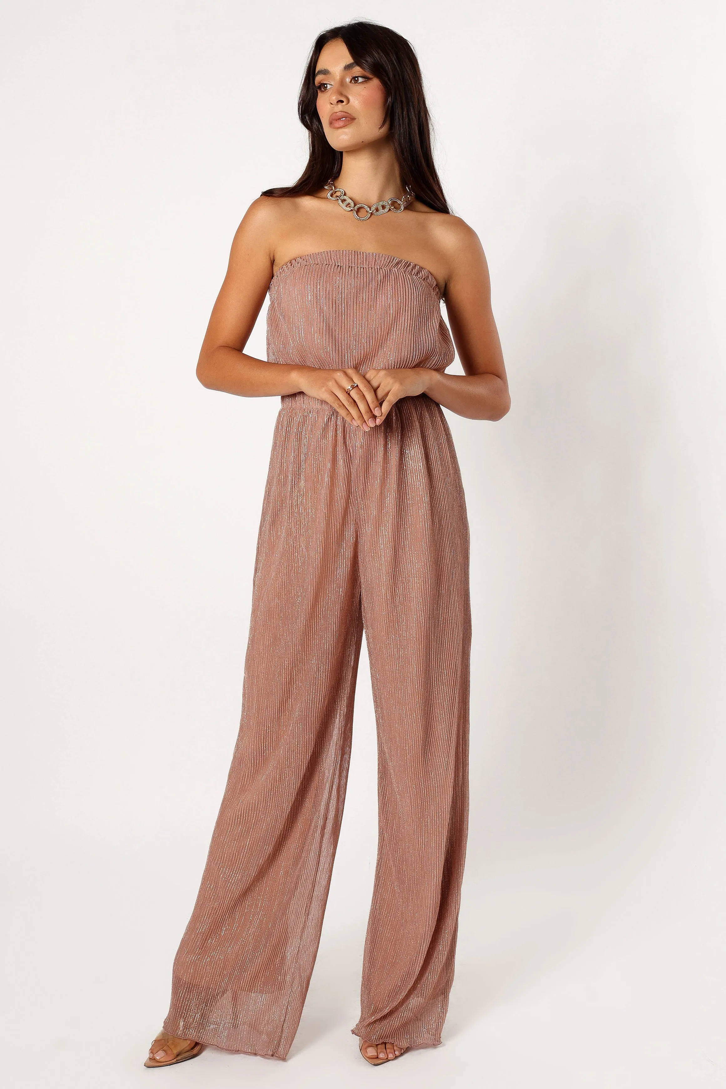 Callie Jumpsuit - Rose Gold sold by Petal & Pup product image thumbnail 5
