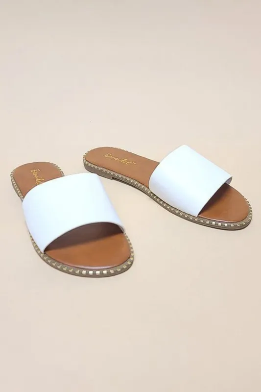 Micah Slide - White sold by Petal & Pup