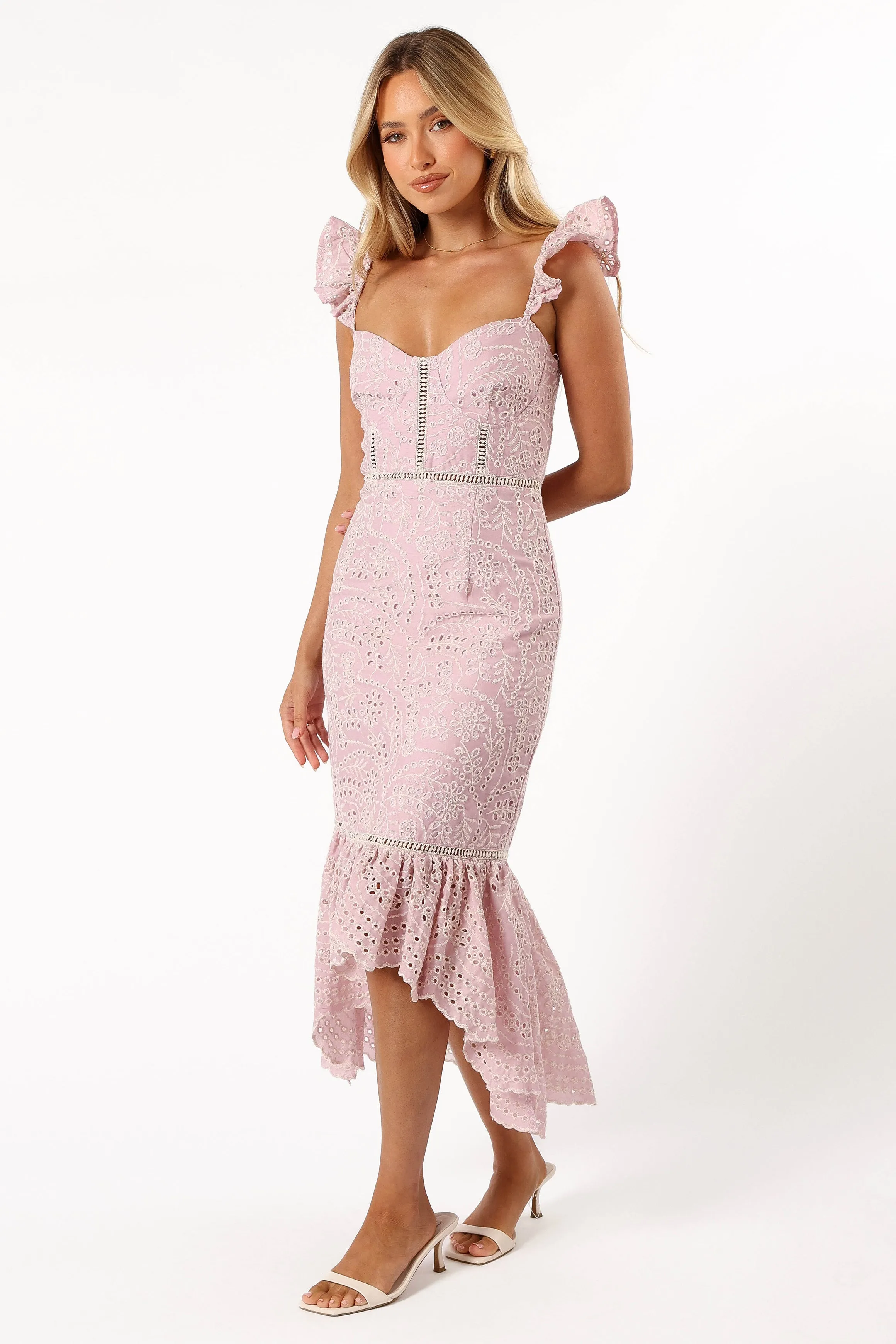 Novella Midi Dress - Pink sold by Petal & Pup product image thumbnail 4