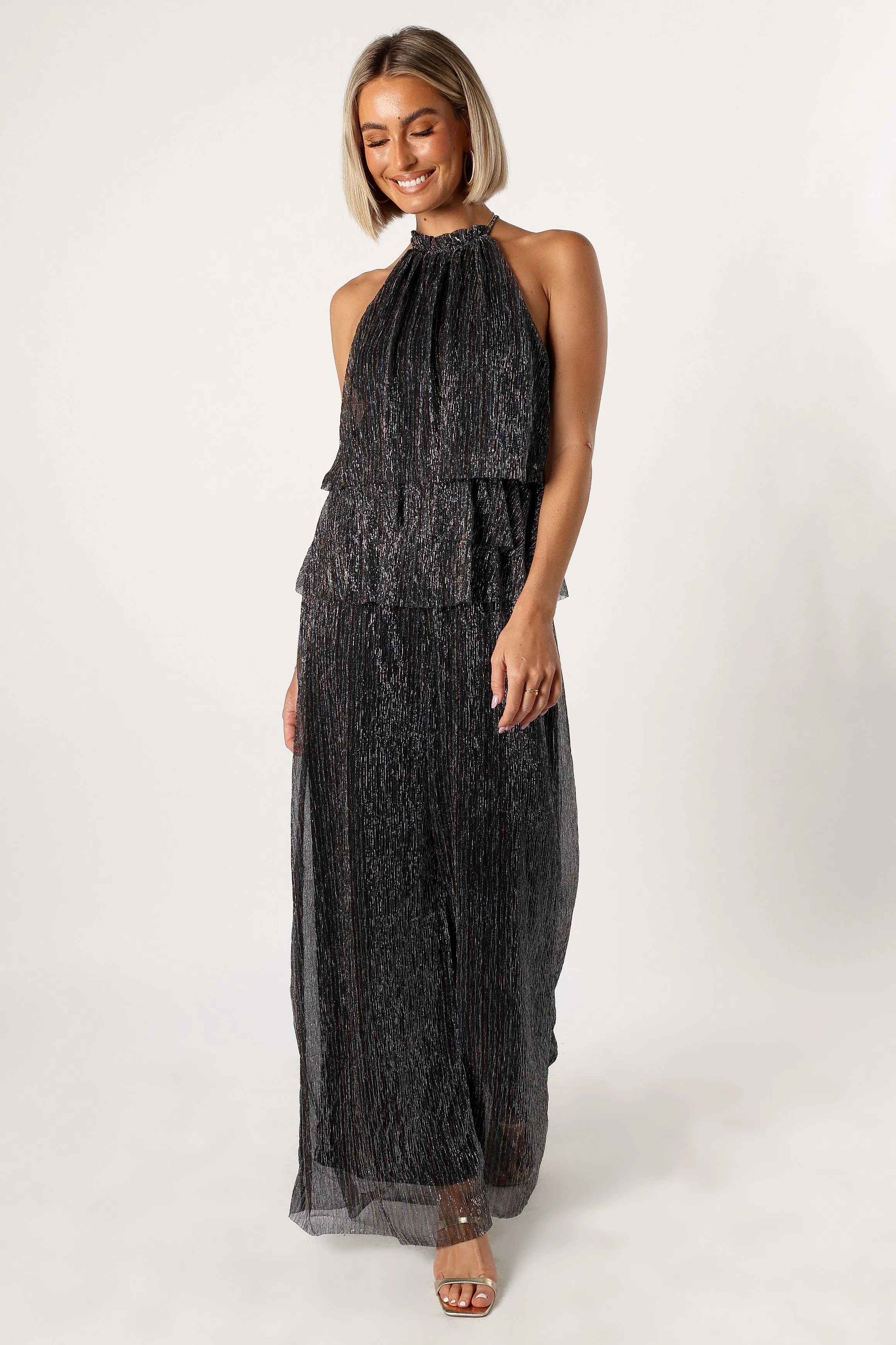 Elly Halter Jumpsuit - Black sold by Petal & Pup product image thumbnail 5