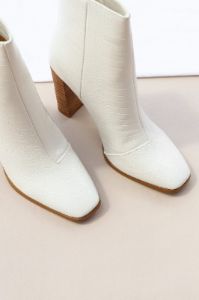 Feign Boot - White Croc sold by Petal & Pup
