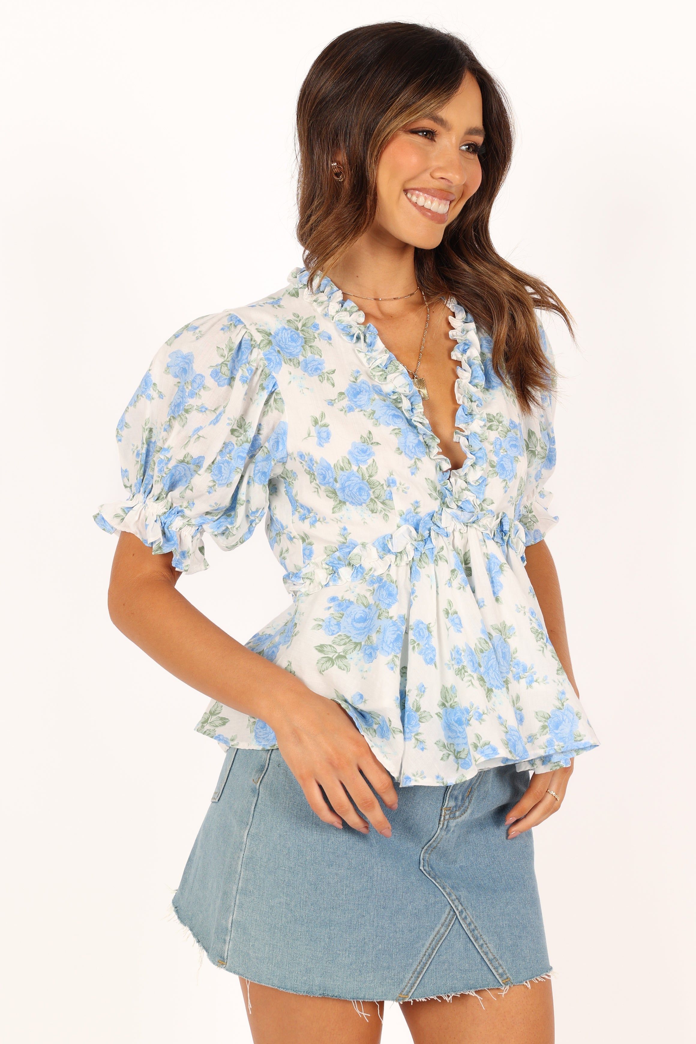 Esmeralda Top - Blue sold by Petal & Pup product image thumbnail 8