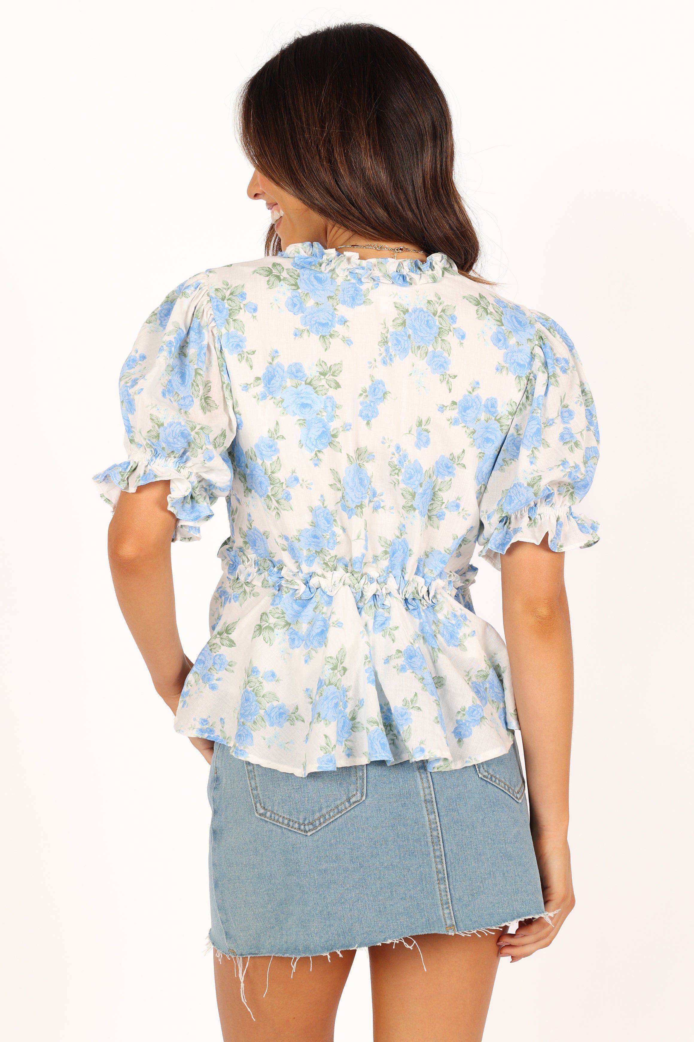 Esmeralda Top - Blue sold by Petal & Pup product image thumbnail 5