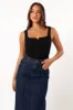 Santina Top - Black sold by Petal & Pup