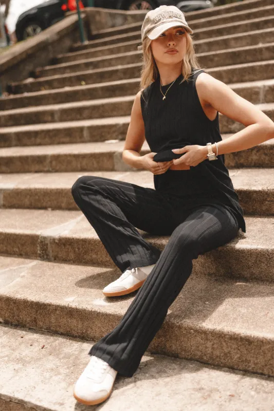 Silvie Knitted Set - Black sold by Petal & Pup