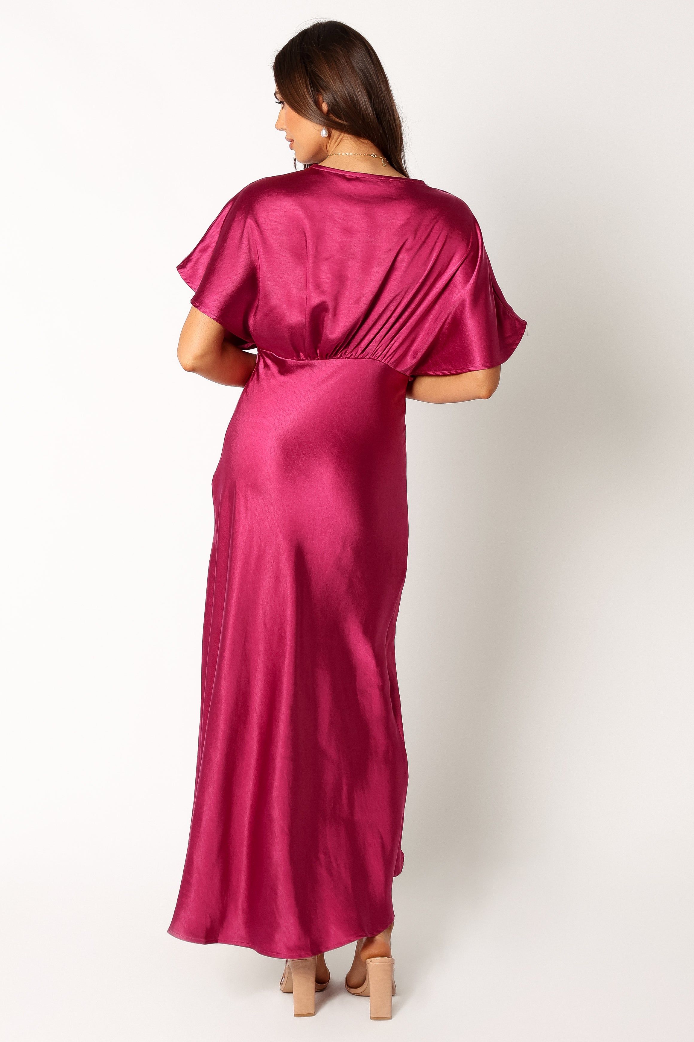 Ricki Maxi Dress - Magenta sold by Petal & Pup product image thumbnail 3