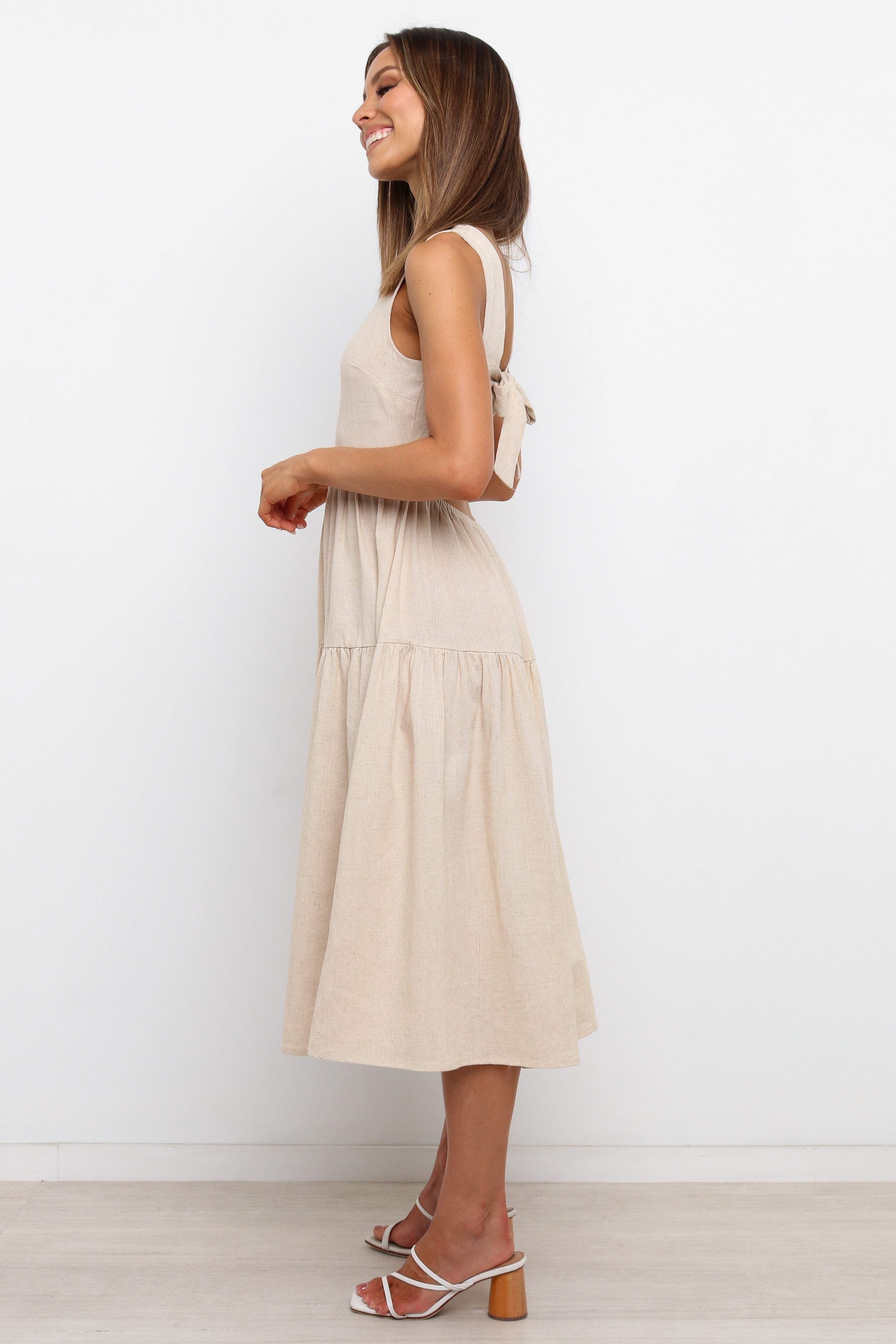 Leisl Dress - Beige sold by Petal & Pup product image thumbnail 5