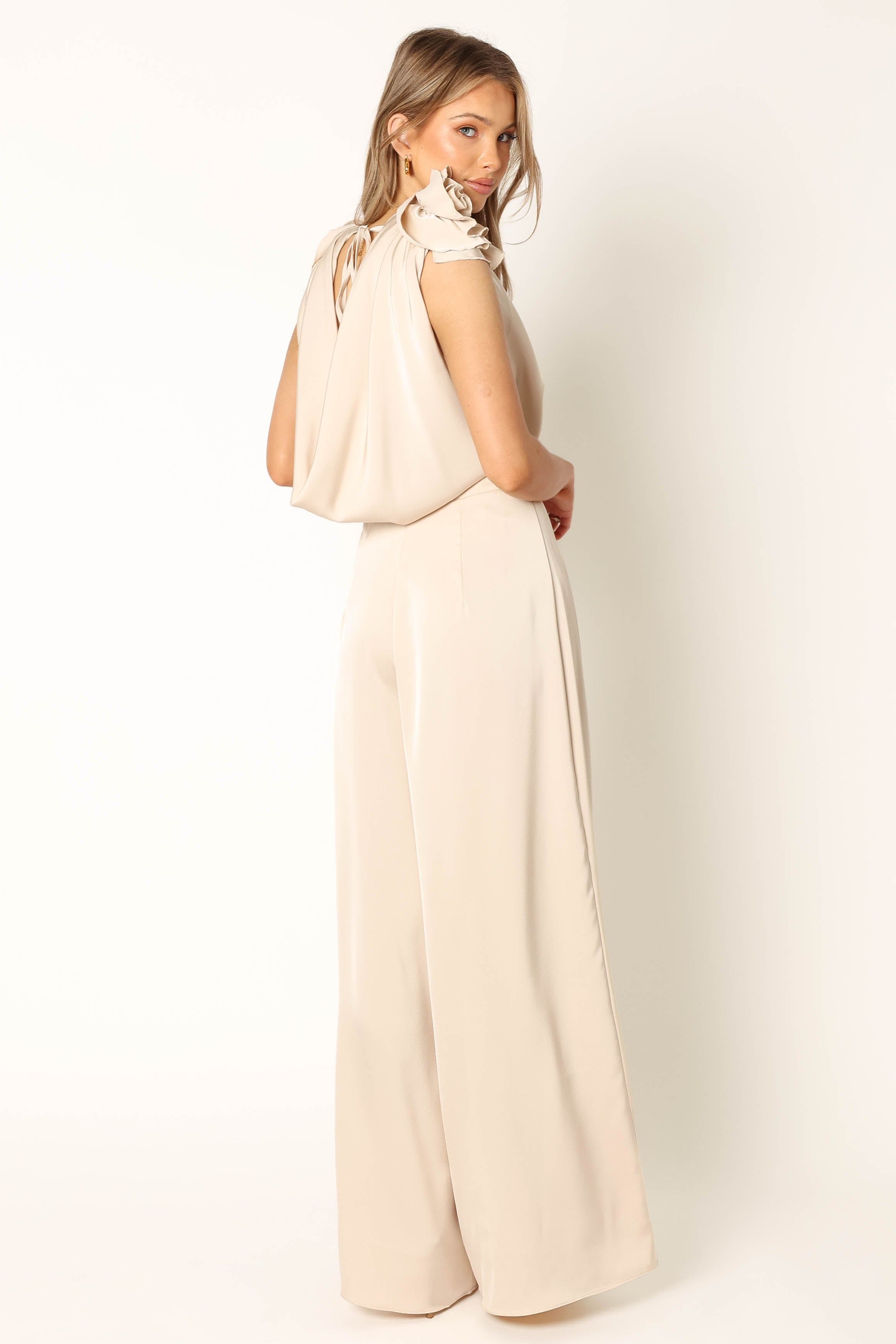 Larissa Jumpsuit - Light Taupe sold by Petal & Pup product image thumbnail 3