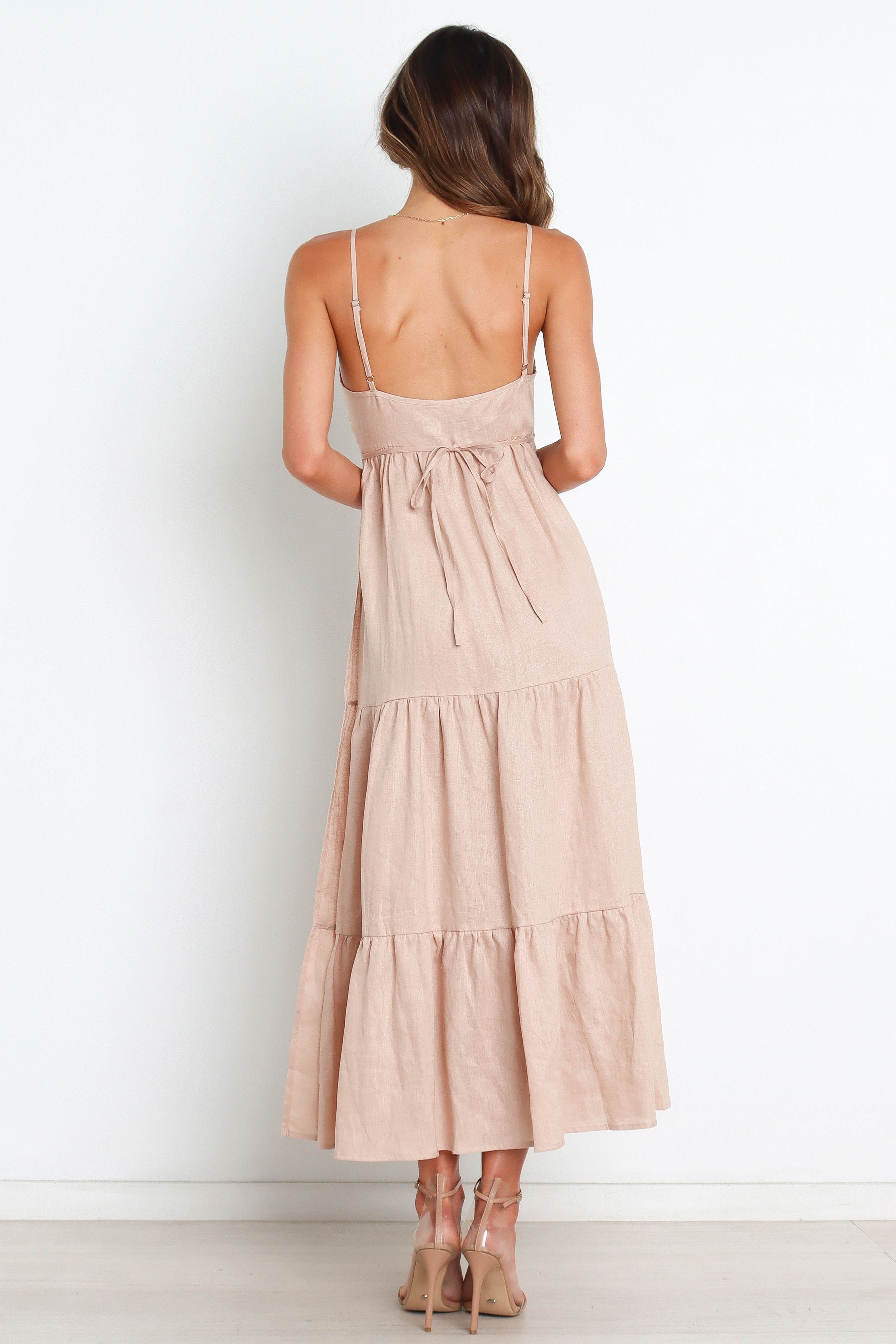 Elsey Dress - Beige sold by Petal & Pup product image thumbnail 2