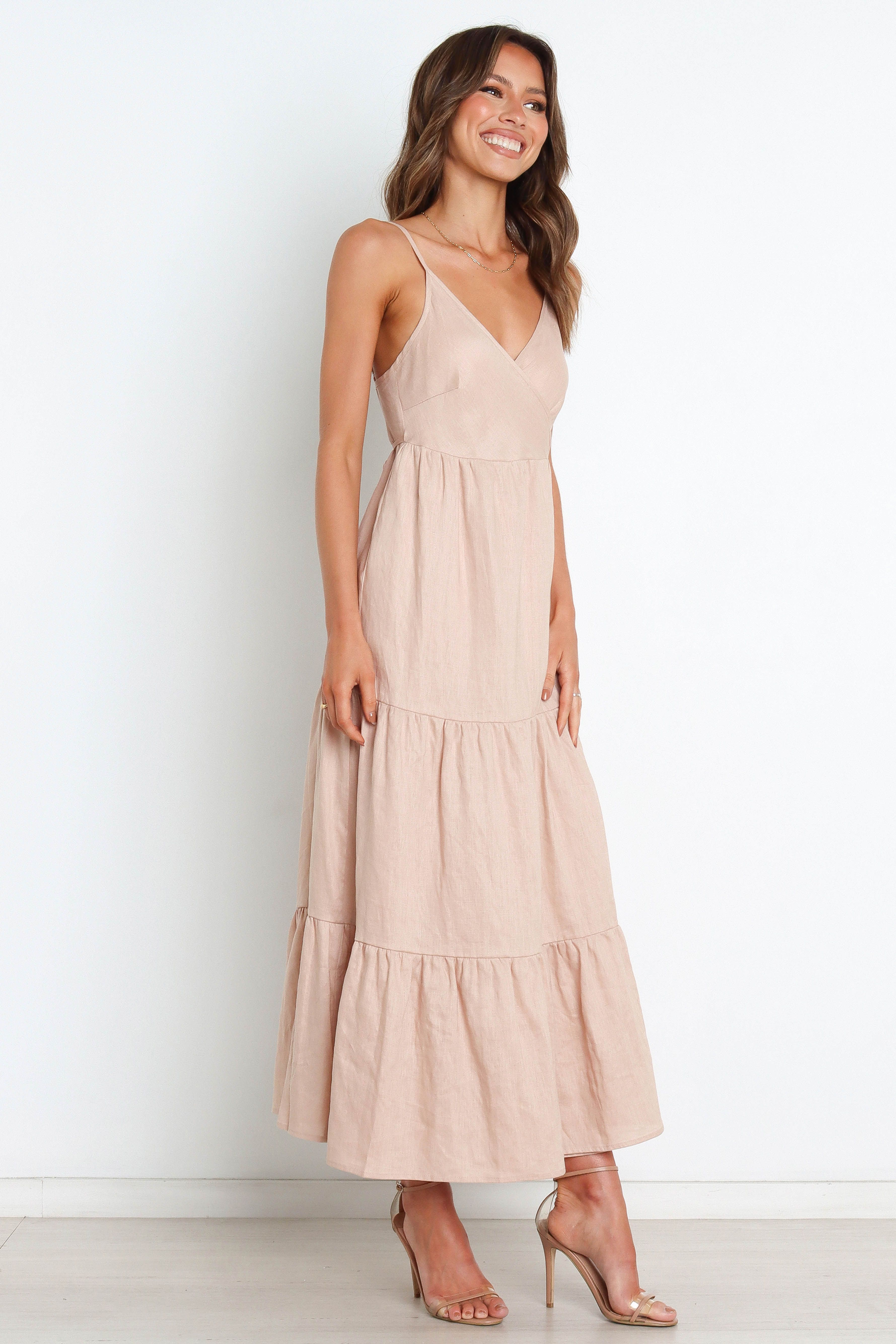 Elsey Dress - Beige sold by Petal & Pup product image thumbnail 4