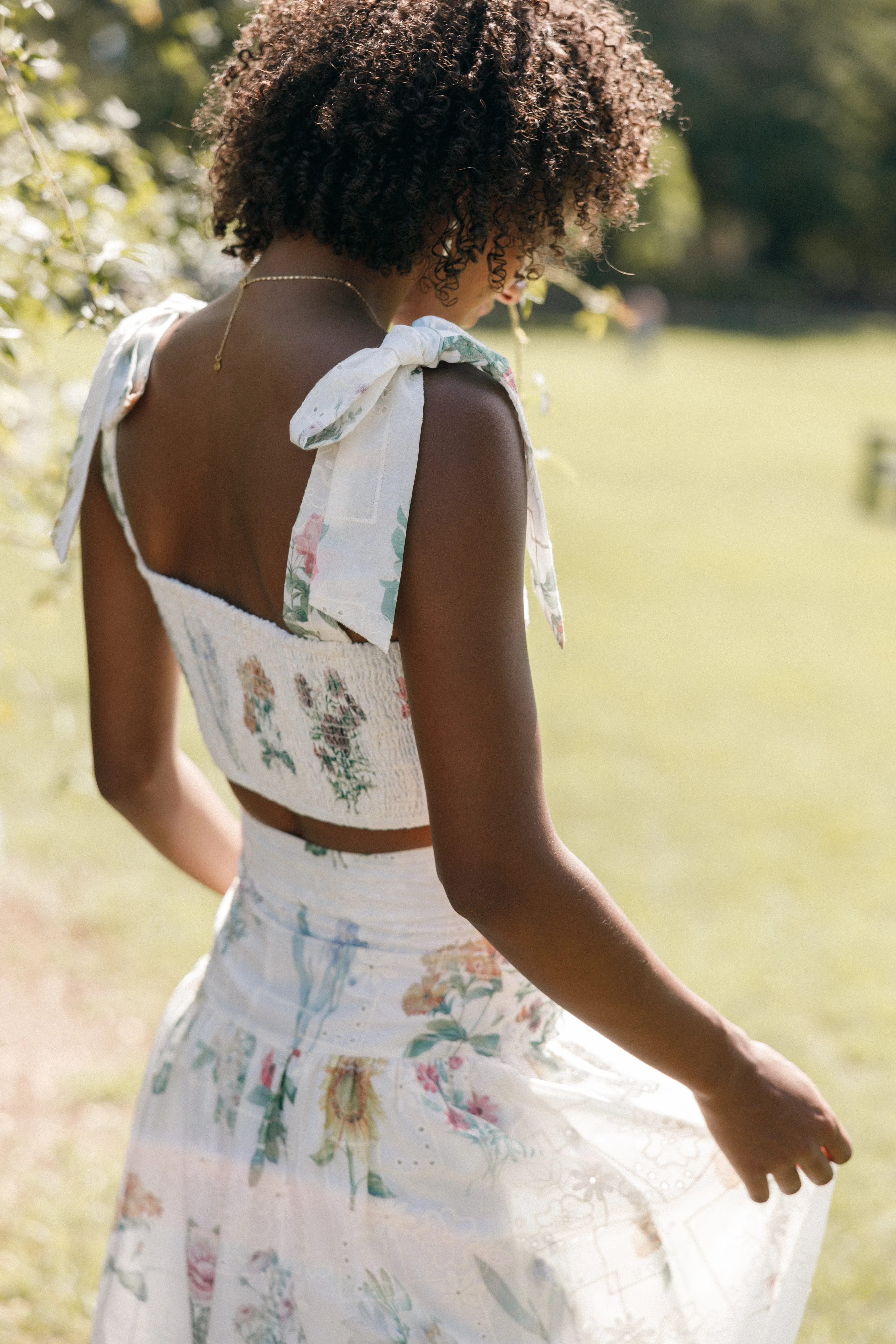 Kara Two Piece Set - White Floral sold by Petal & Pup product image thumbnail 2