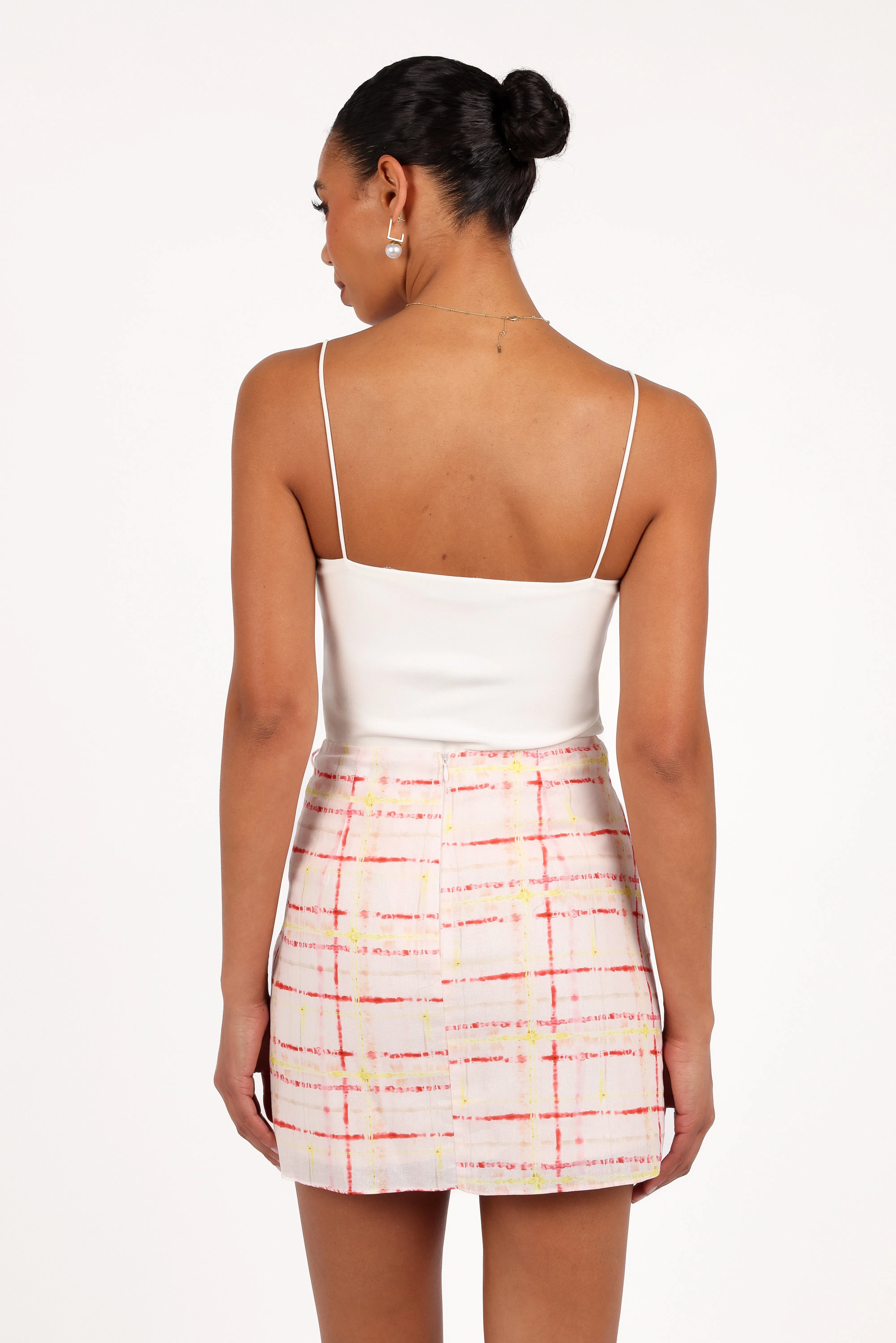 Mirha Mini Skirt - Sunset Check sold by Petal & Pup product image thumbnail 5