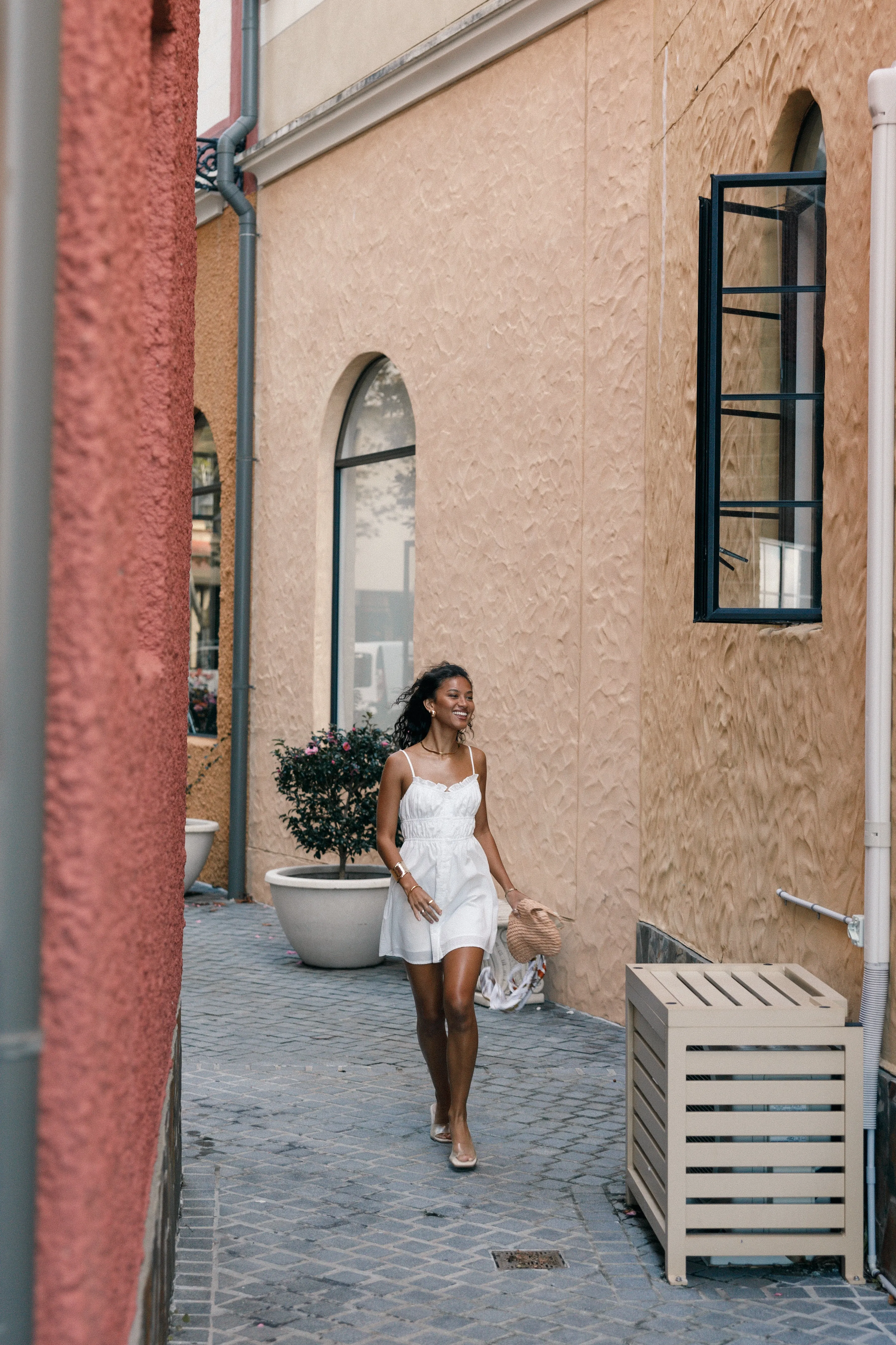 Olivia Mini Dress - White sold by Petal & Pup product image thumbnail 2