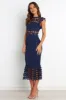 Lauren Dress - Navy sold by Petal & Pup