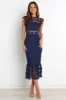Lauren Dress - Navy sold by Petal & Pup
