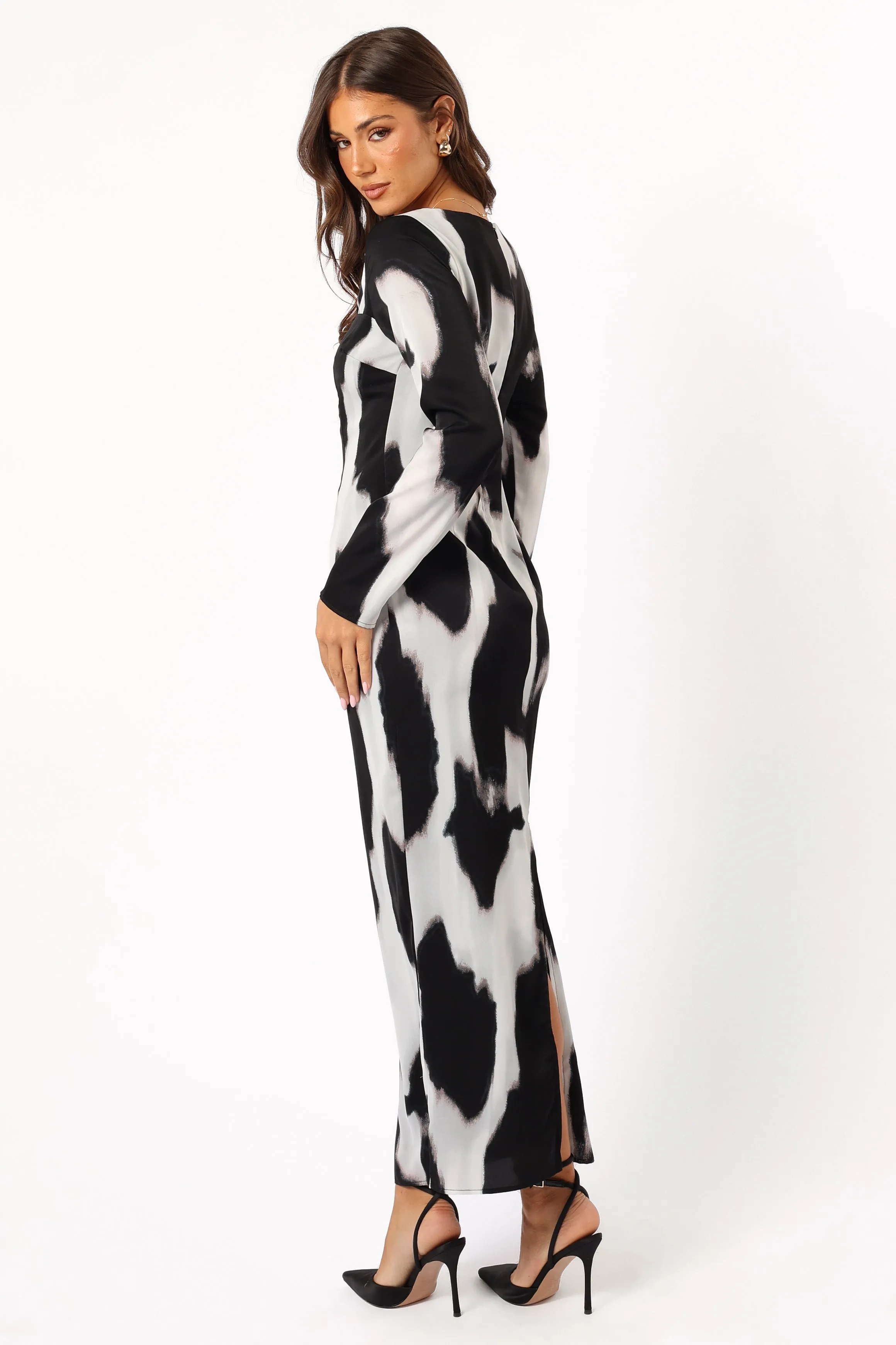Christah Maxi Dress - Black/White sold by Petal & Pup product image thumbnail 3