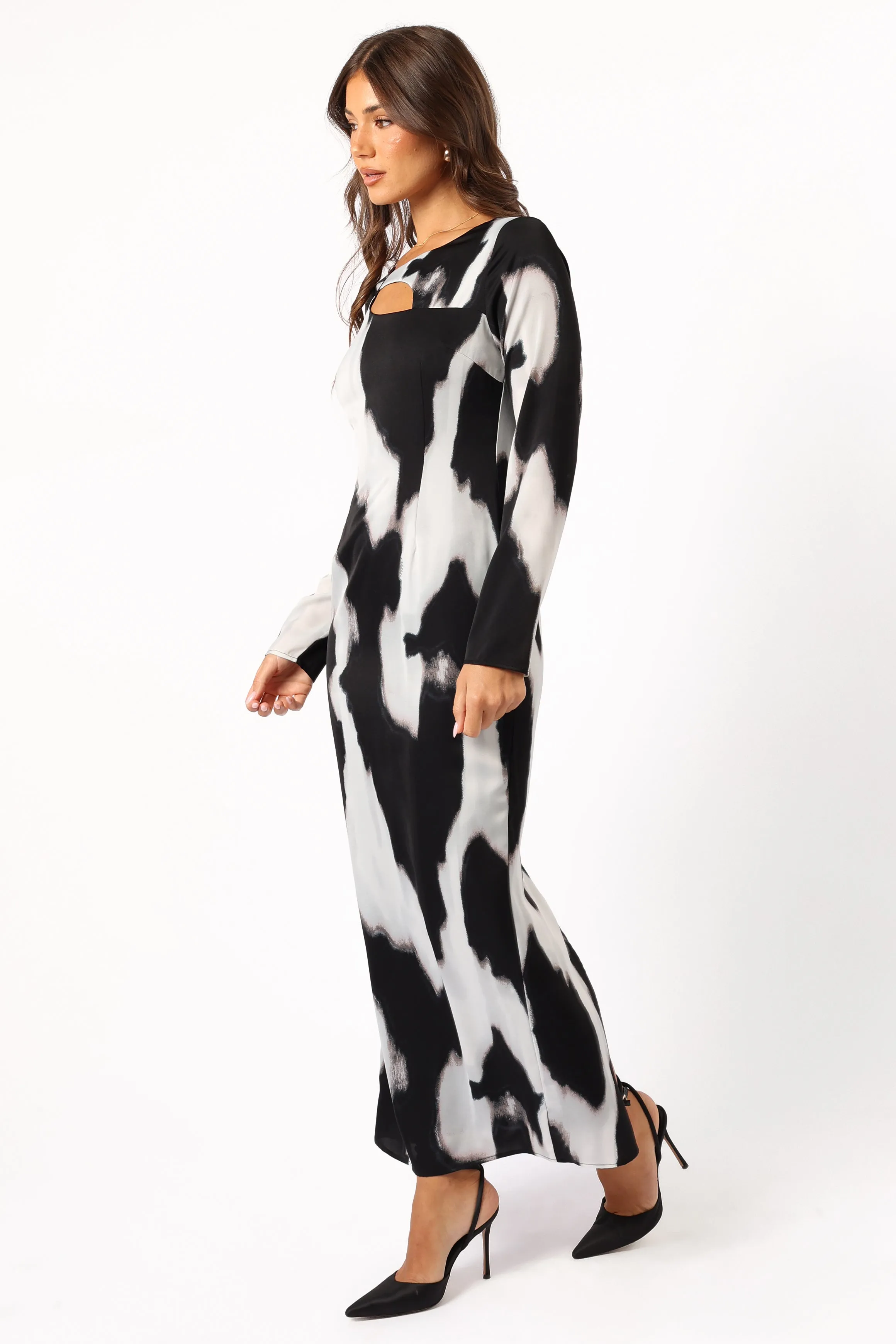 Christah Maxi Dress - Black/White sold by Petal & Pup product image thumbnail 2