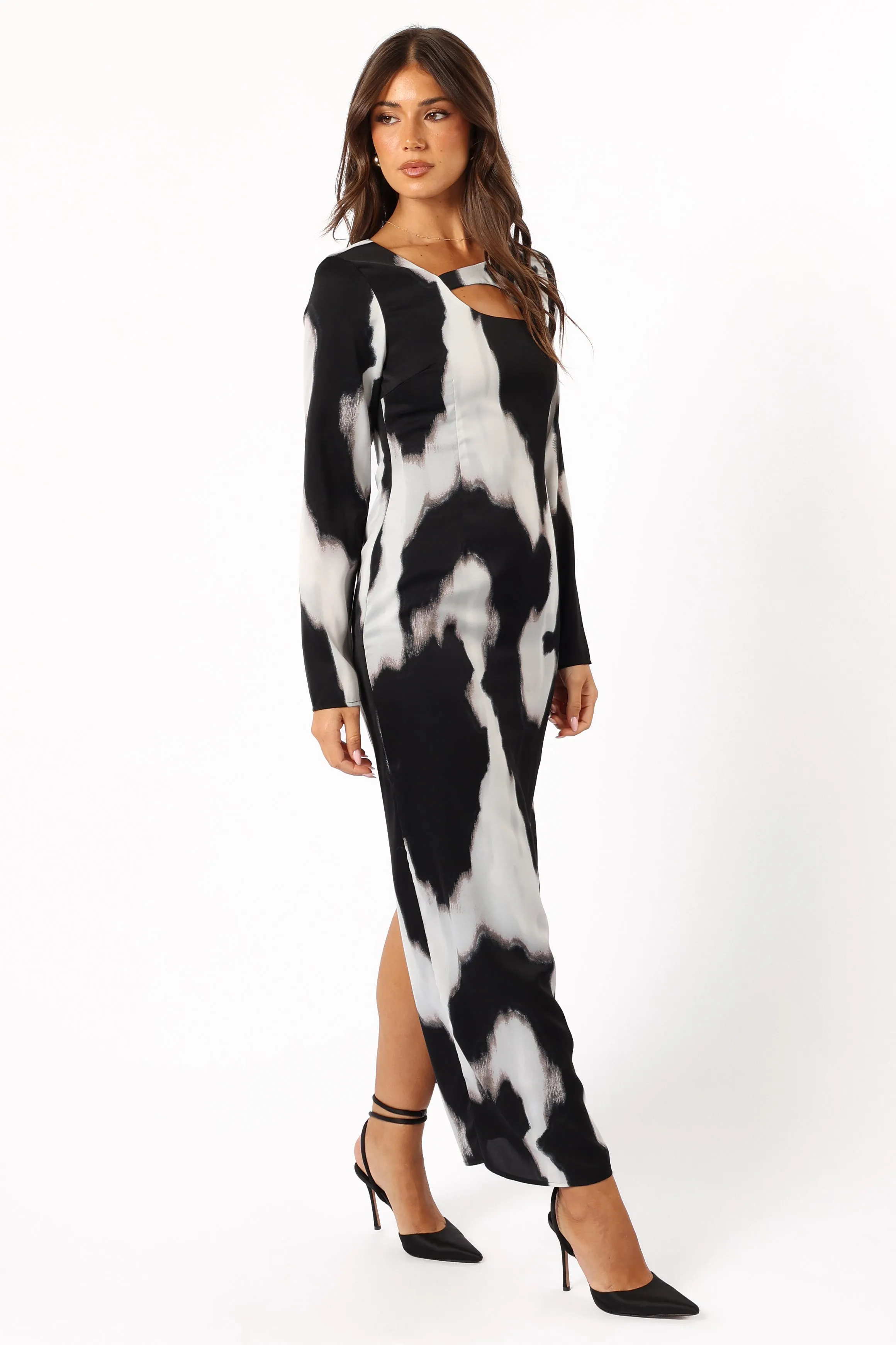 Christah Maxi Dress - Black/White sold by Petal & Pup product image thumbnail 4