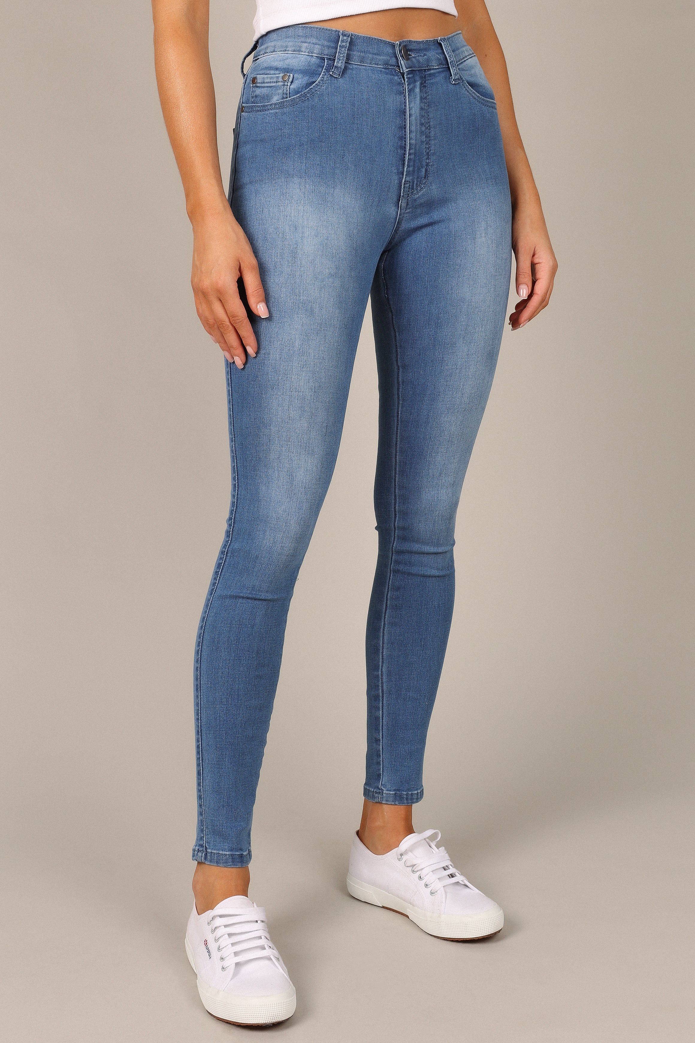 Heather Jeans - Mid Wash sold by Petal & Pup product image thumbnail 3