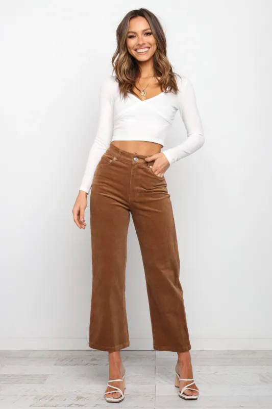 Zora Pant - Brown sold by Petal & Pup