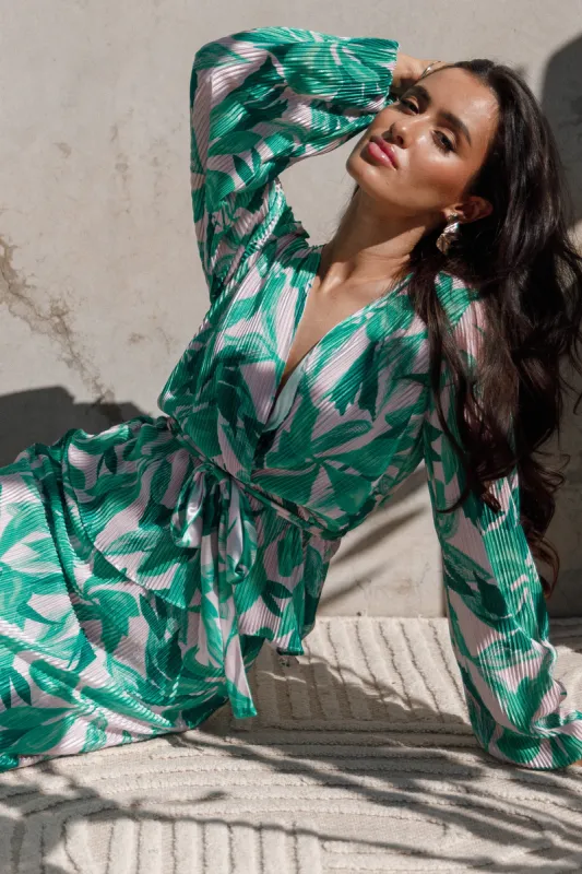 Minelli Pleat Top - Green sold by Petal & Pup