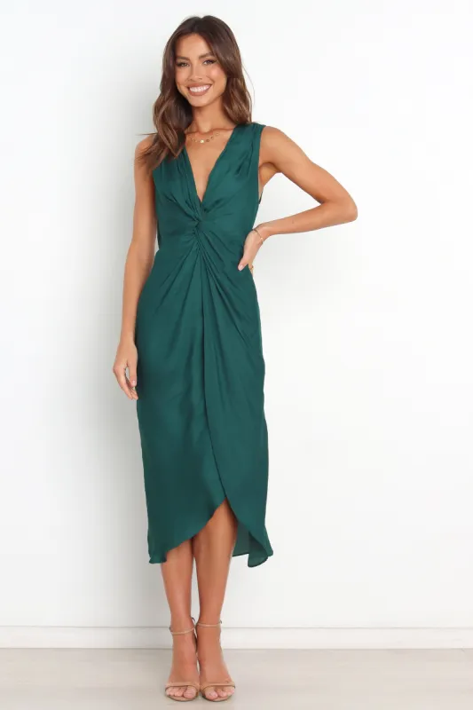 Sarsha Dress - Emerald sold by Petal & Pup
