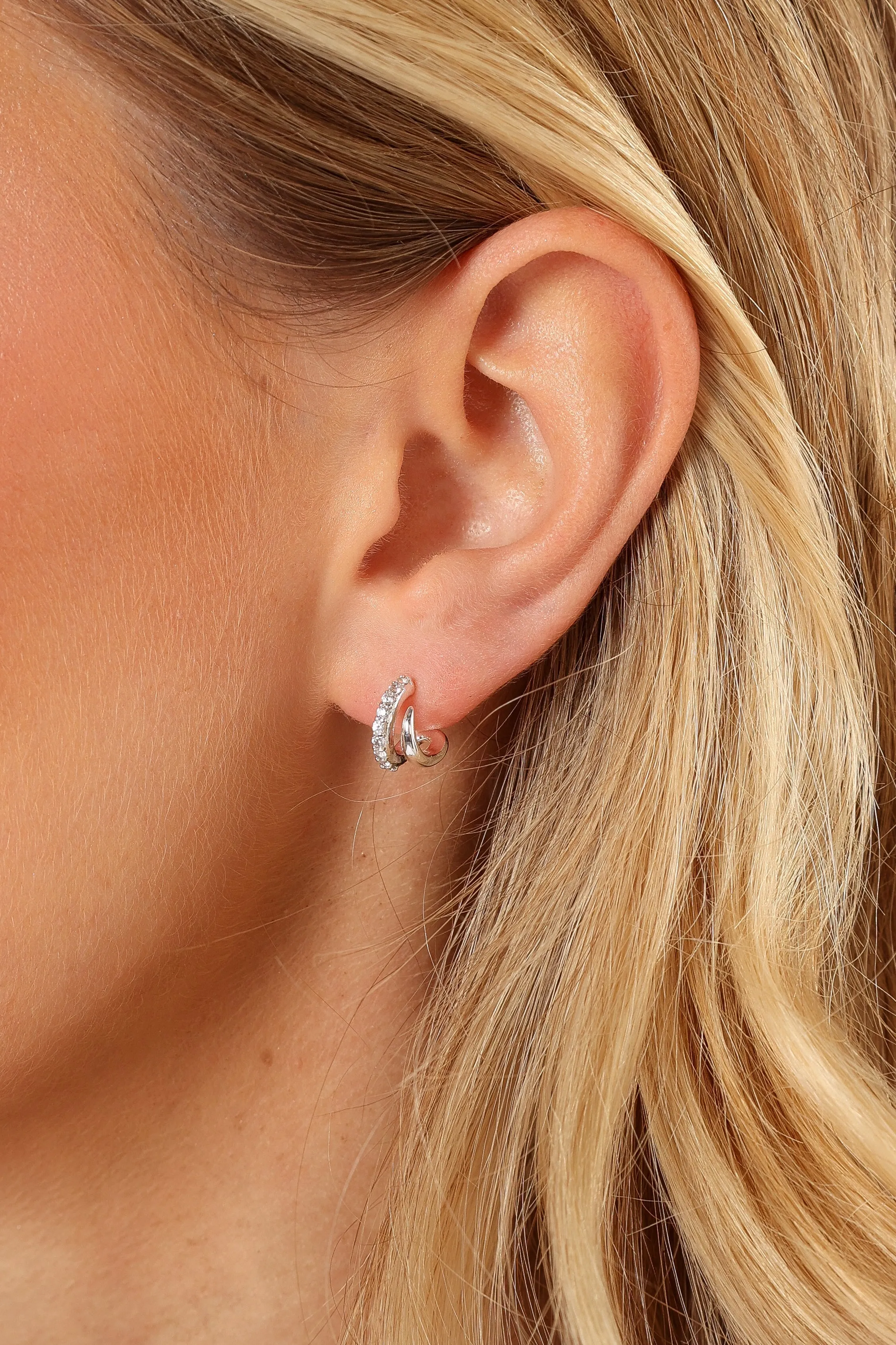 Jordyn Earrings - Silver sold by Petal & Pup