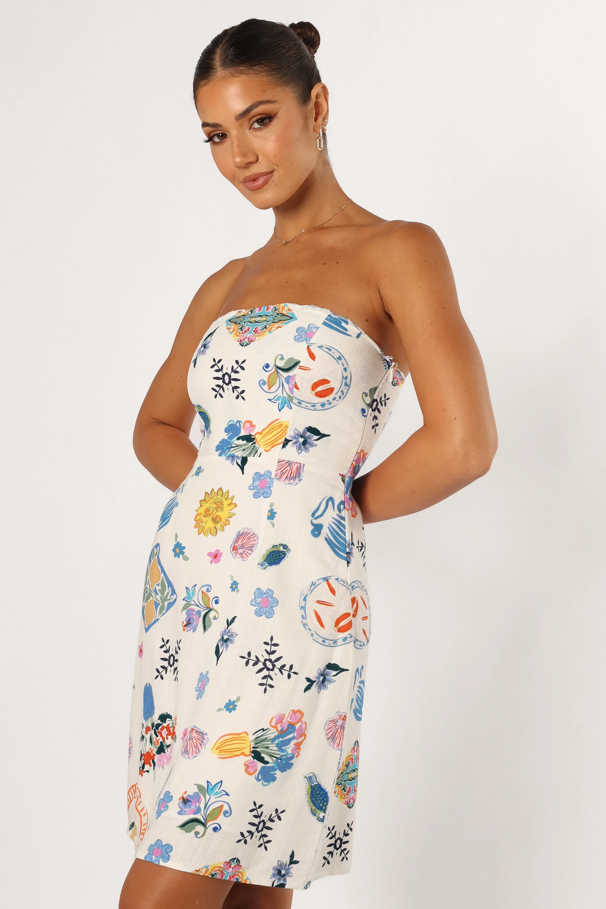 Sabina Mini Dress - Portofino sold by Petal & Pup product image thumbnail 4