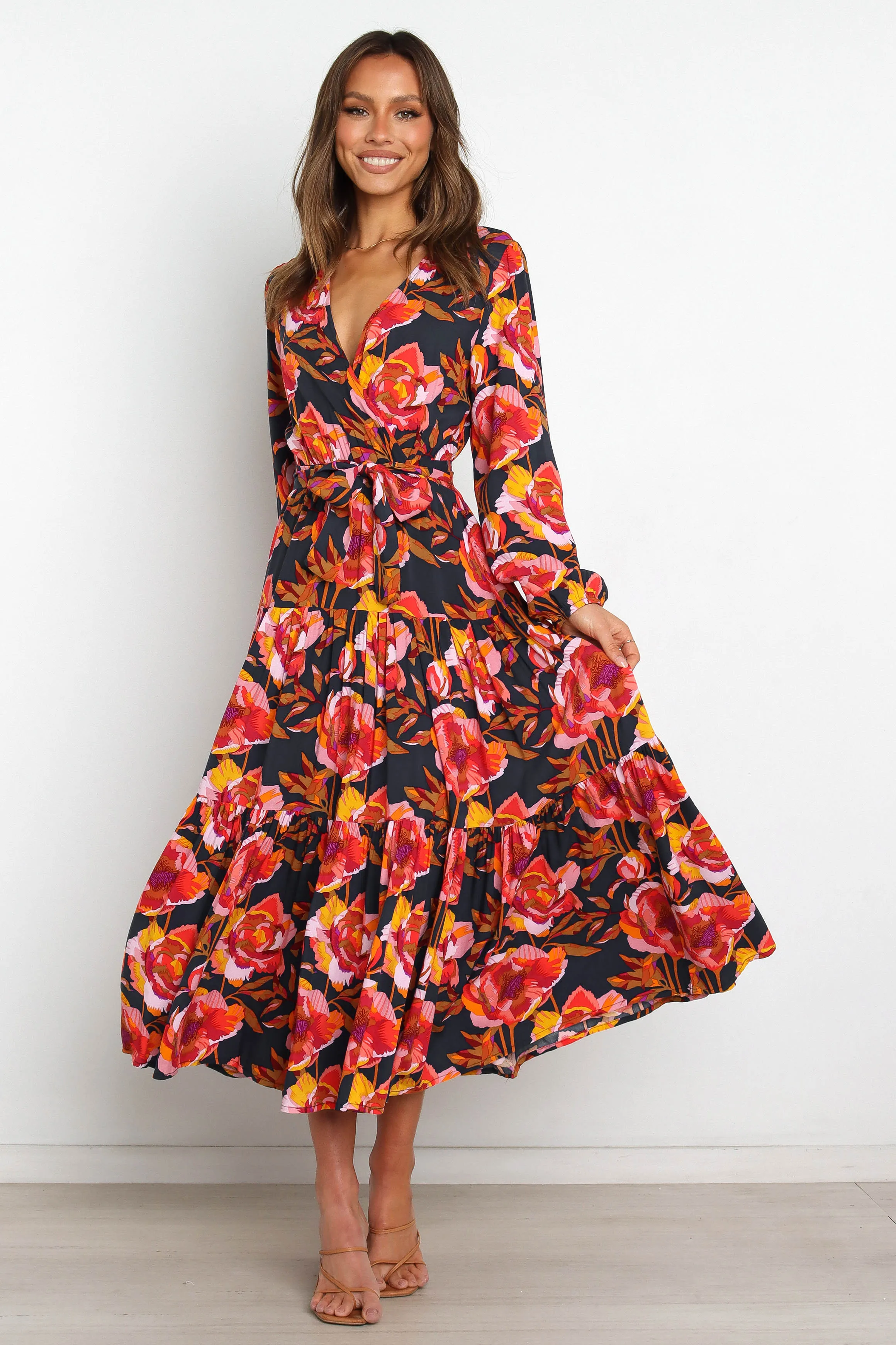 Balsa Dress - Navy Floral sold by Petal & Pup product image thumbnail 2