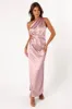Nadia One Shoulder Maxi Dress - Dusty Rose sold by Petal & Pup