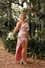 Nadia One Shoulder Maxi Dress - Dusty Rose sold by Petal & Pup