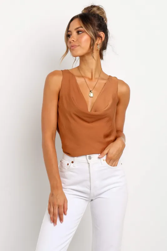 Vinita Top - Rust made by Petal & Pup