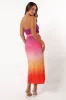 Lisse Midi Dress - Orchid Orange sold by Petal & Pup