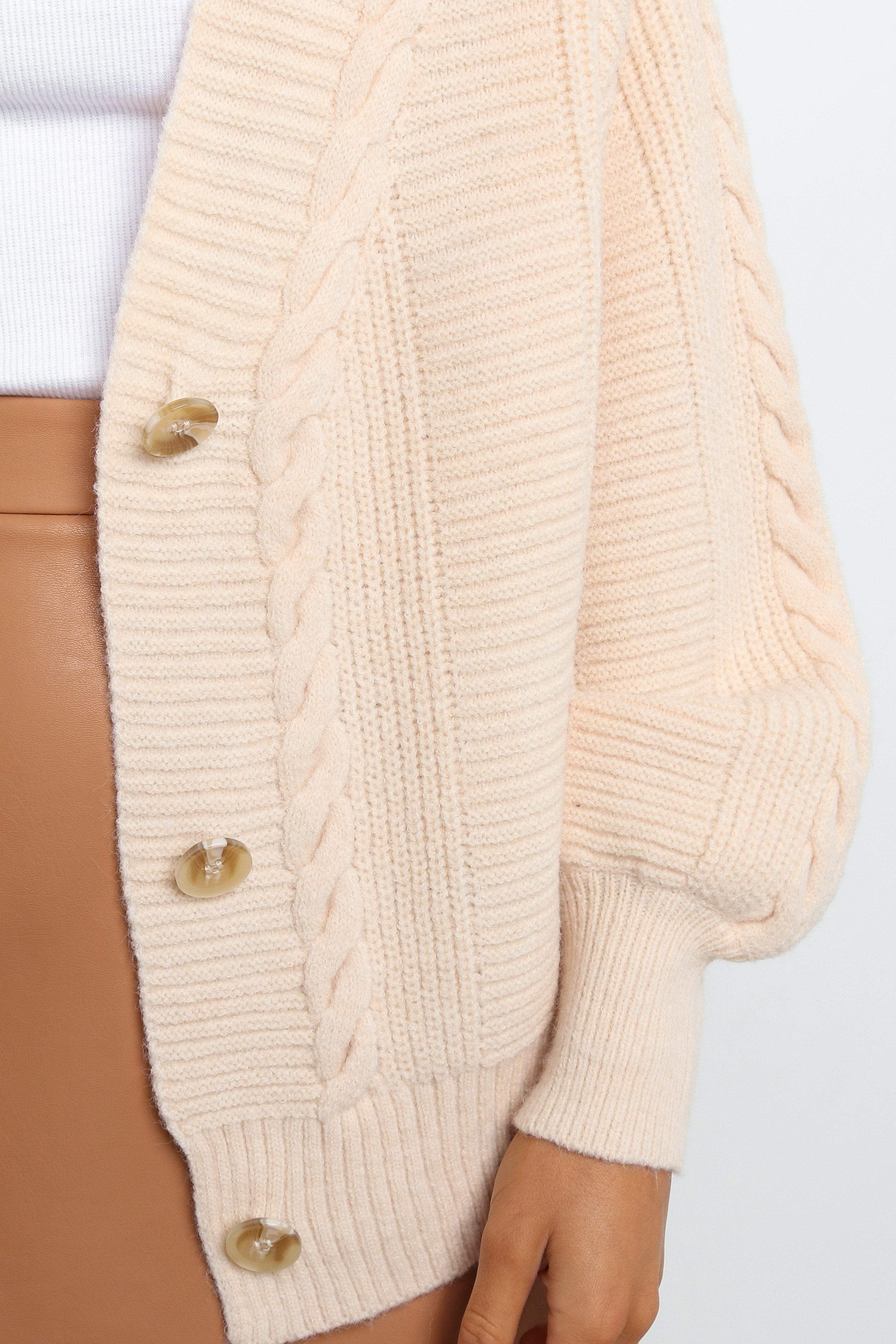 Flounce Cardigan - Cream sold by Petal & Pup product image thumbnail 8