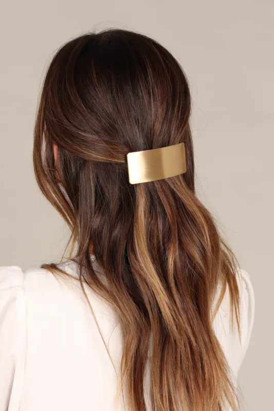 Matisse Hairclip - Gold made by Petal & Pup