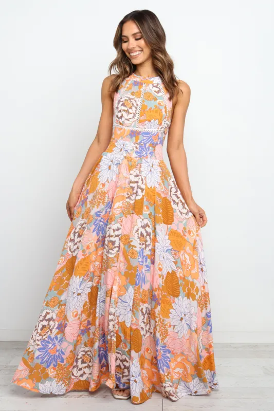 Newell Dress - Orange sold by Petal & Pup