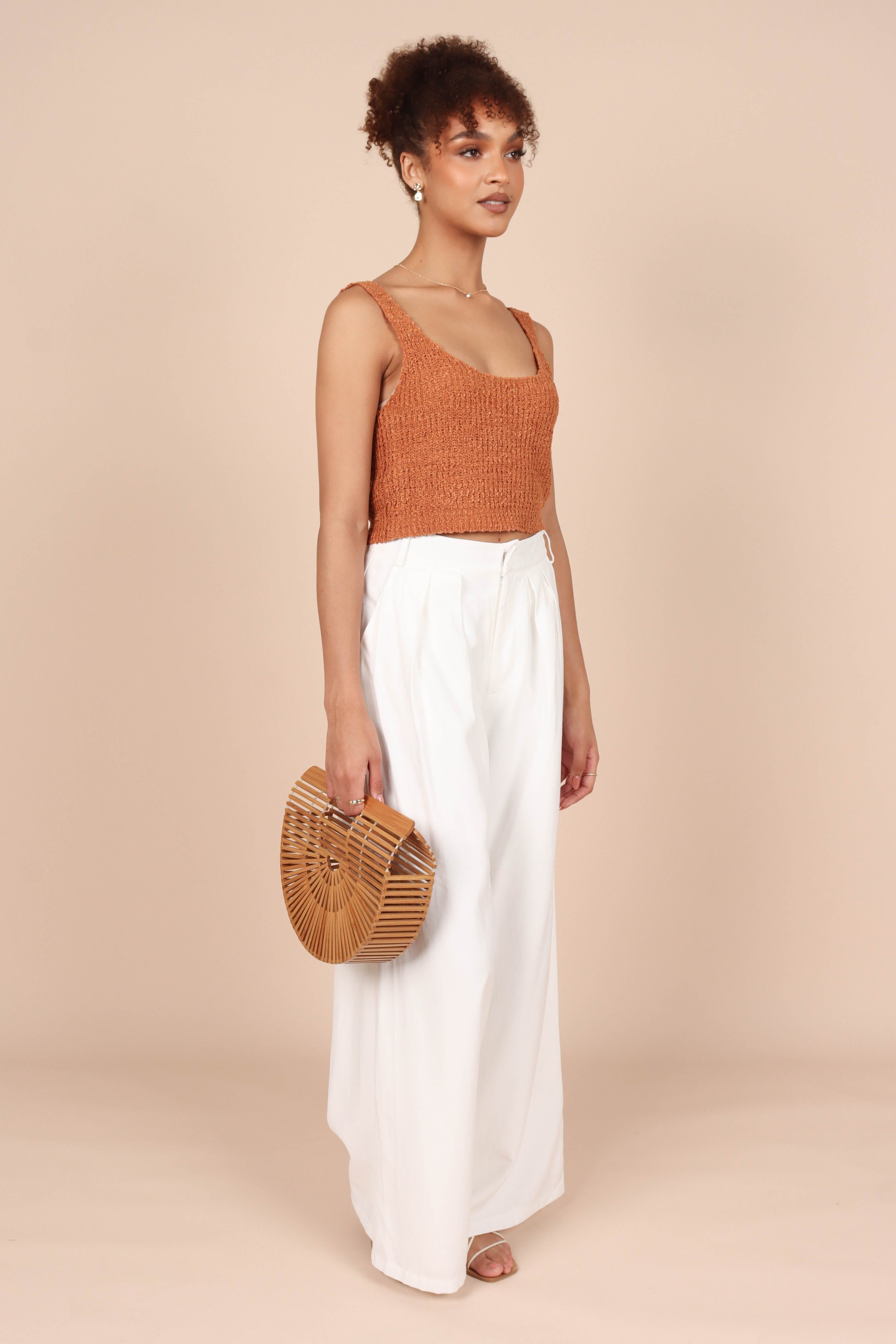 Jennifer Crop Top - Rust sold by Petal & Pup product image thumbnail 6