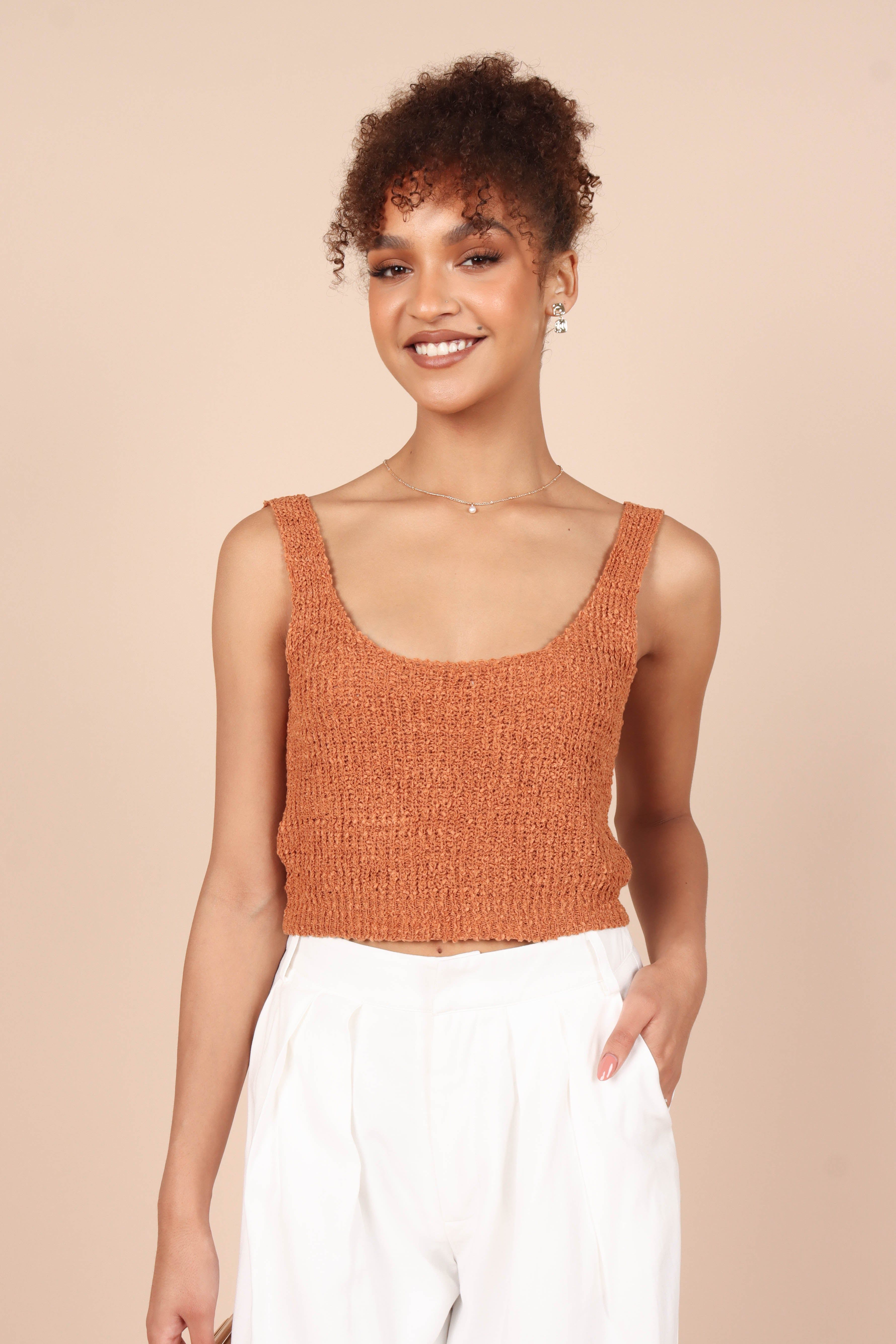 Jennifer Crop Top - Rust sold by Petal & Pup product image thumbnail 3