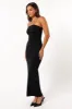 Brixley Strapless Maxi Dress - Black sold by Petal & Pup