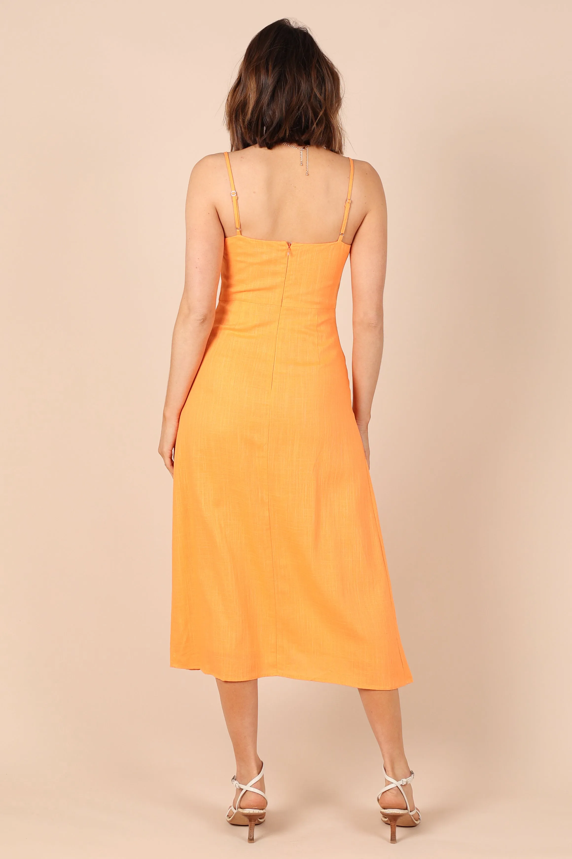 Krystal Midi Dress - Tangerine sold by Petal & Pup product image thumbnail 2