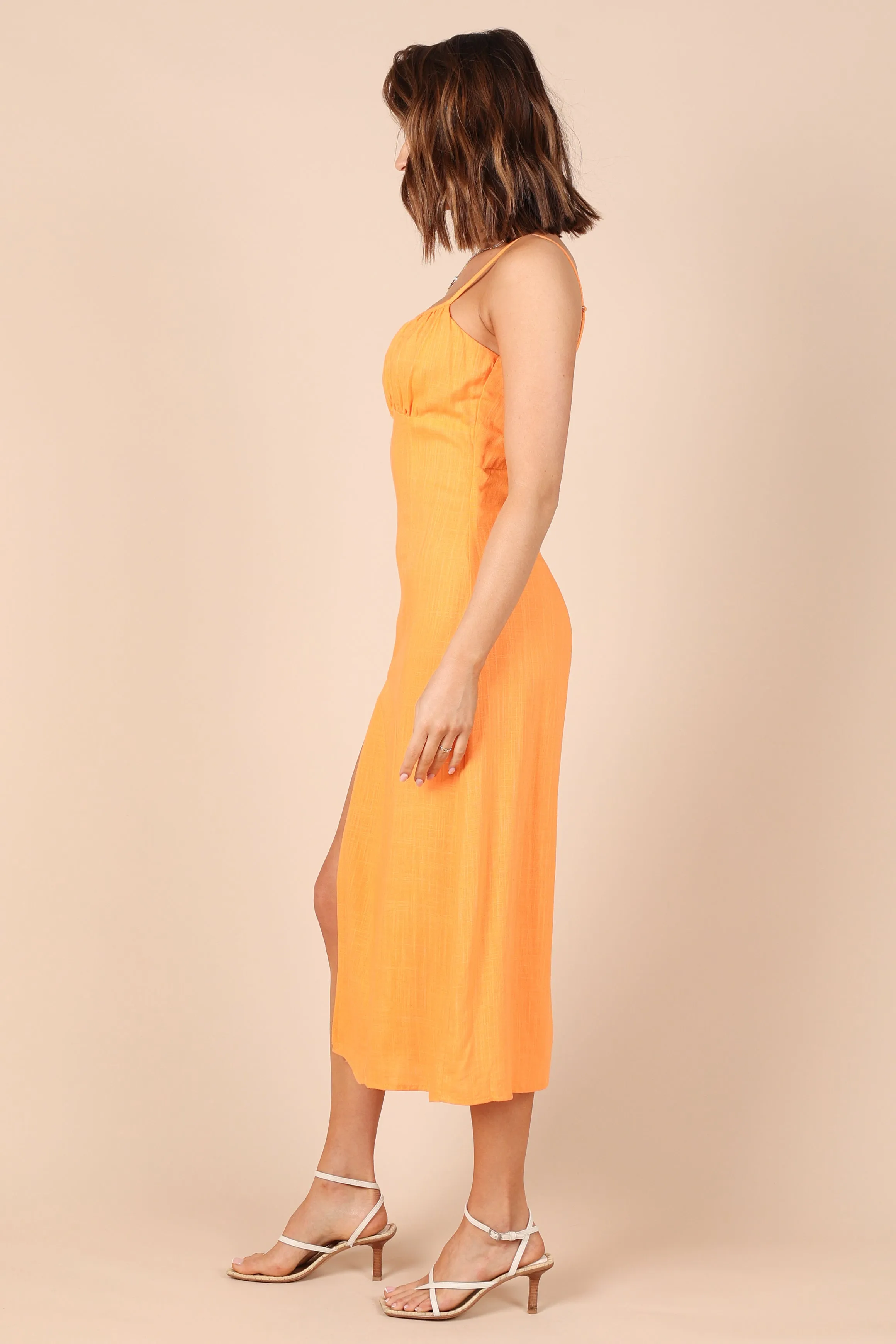 Krystal Midi Dress - Tangerine sold by Petal & Pup product image thumbnail 5