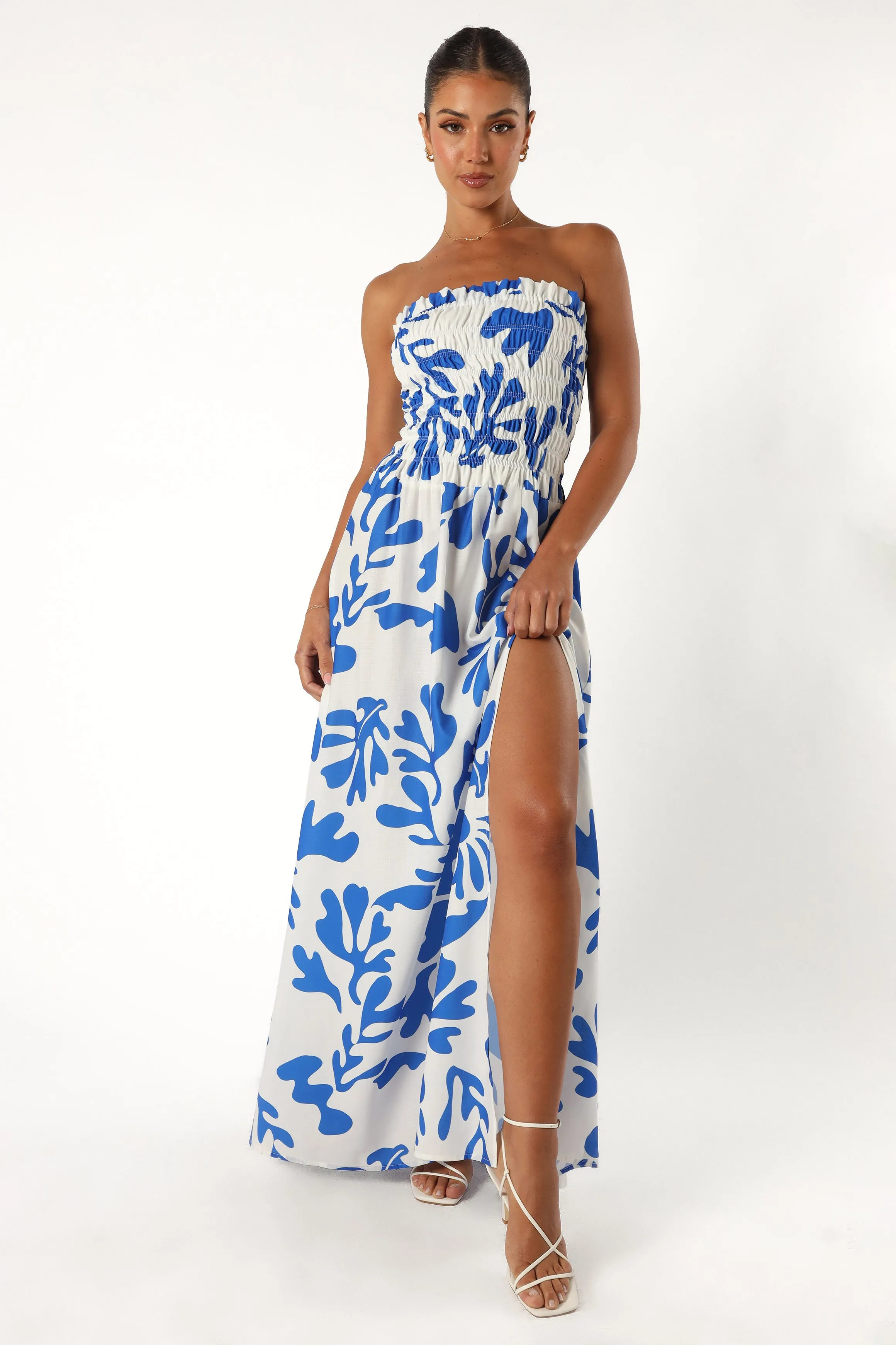 Mikaela Maxi Dress - Botanica Print sold by Petal & Pup