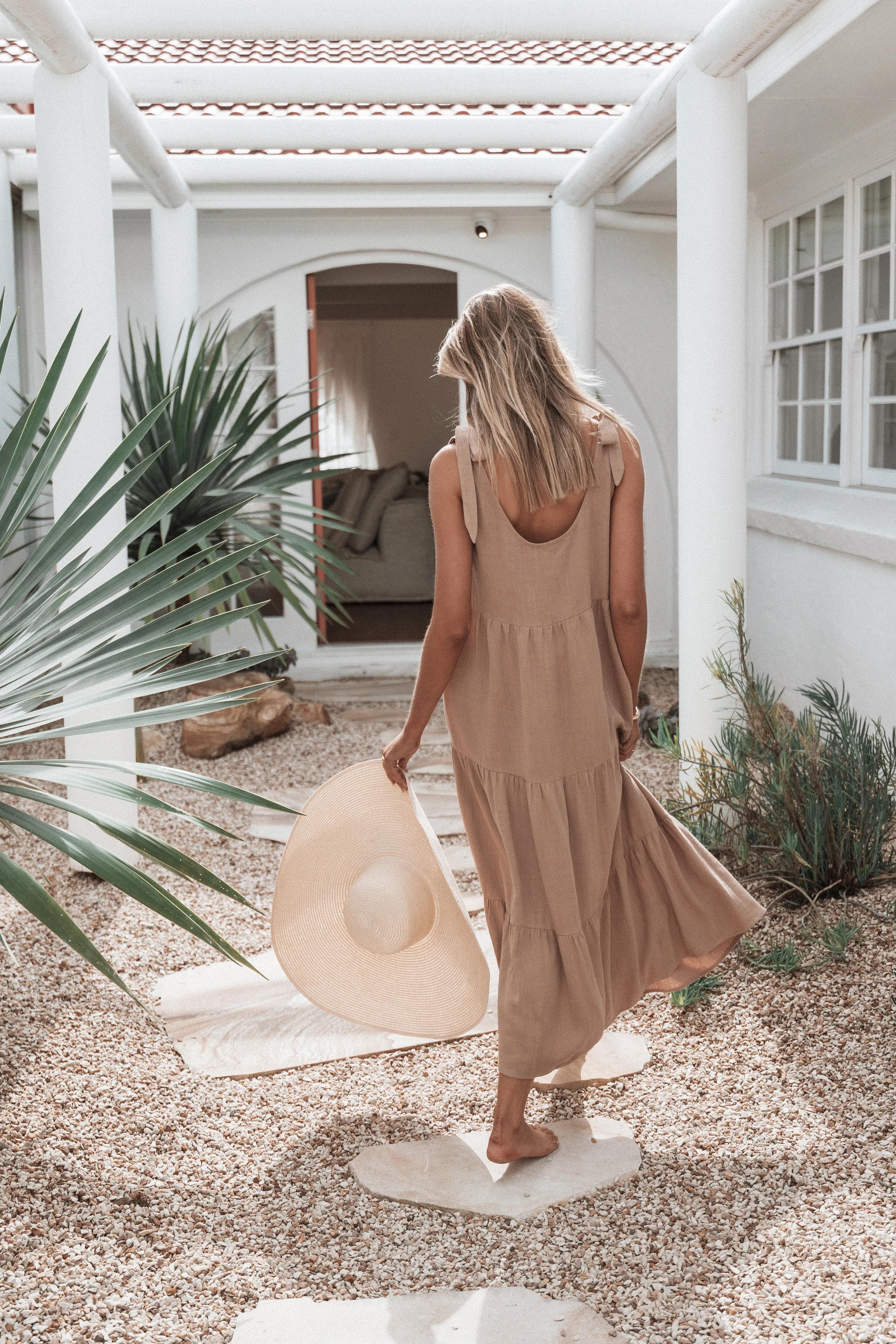 Marcy Midi Dress - Mocha sold by Petal & Pup