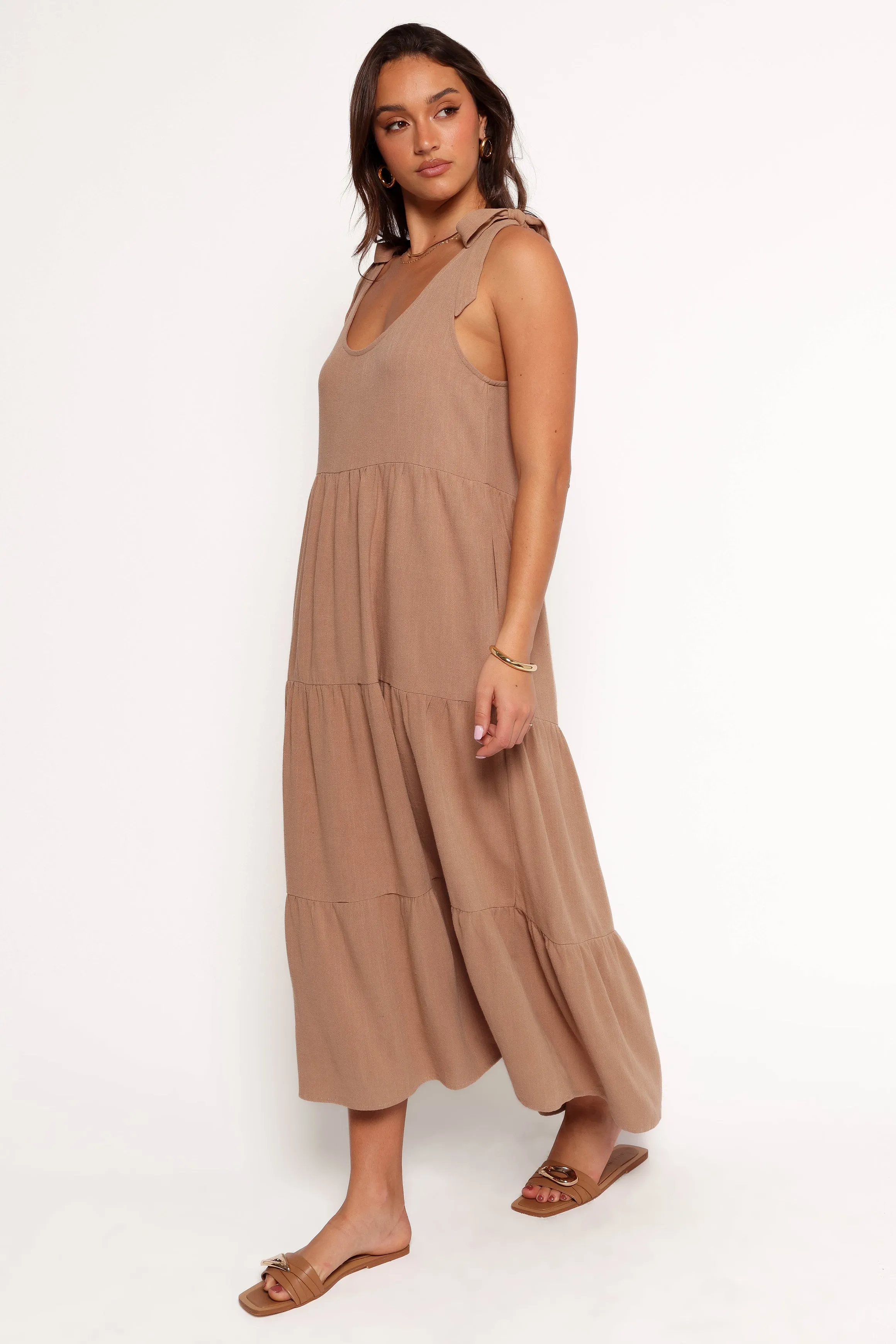 Marcy Midi Dress - Mocha sold by Petal & Pup product image thumbnail 5