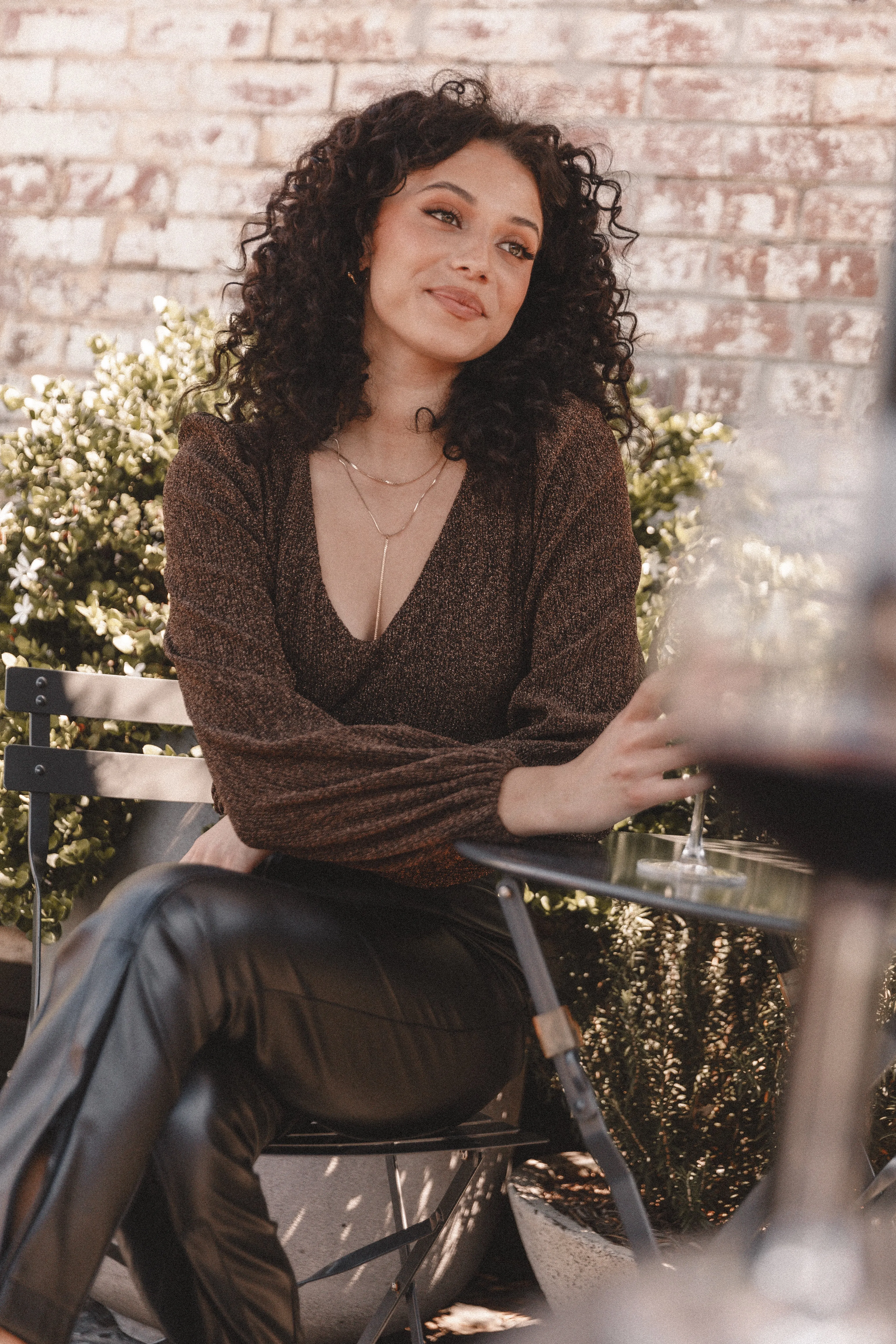 Wander Long Sleeve Bodysuit - Bronze sold by Petal & Pup